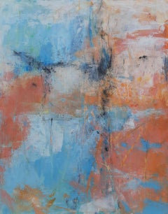 Sherbet with a Twist, Abstract Oil Painting