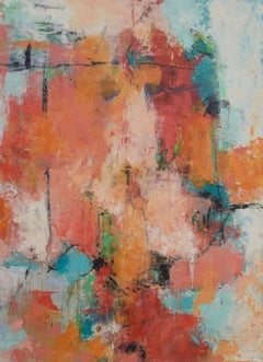 Sorriso, pittura ad olio astratta