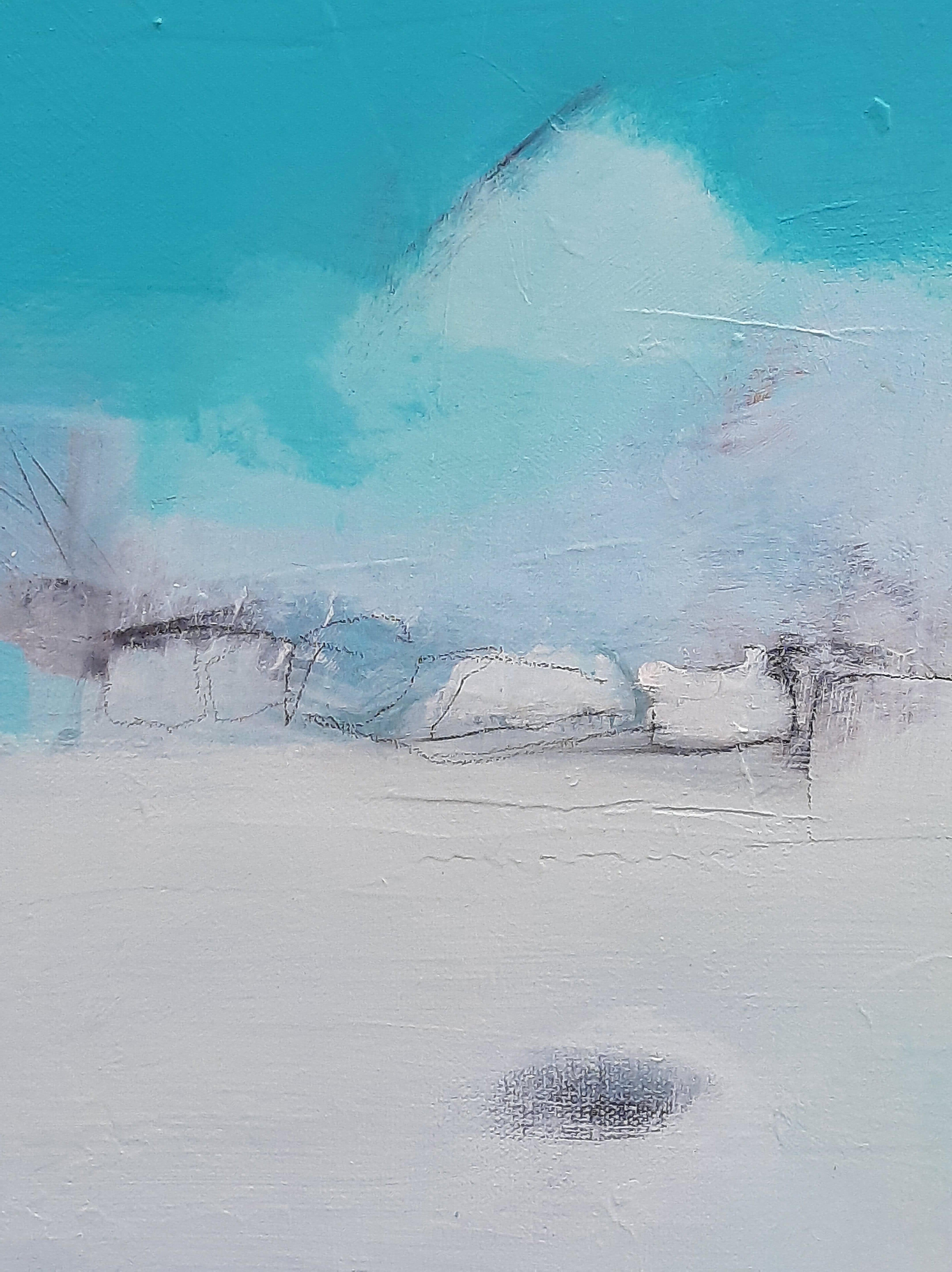 Substrato, Pittura astratta - Abstract Painting Blu di Dorothy Gaziano