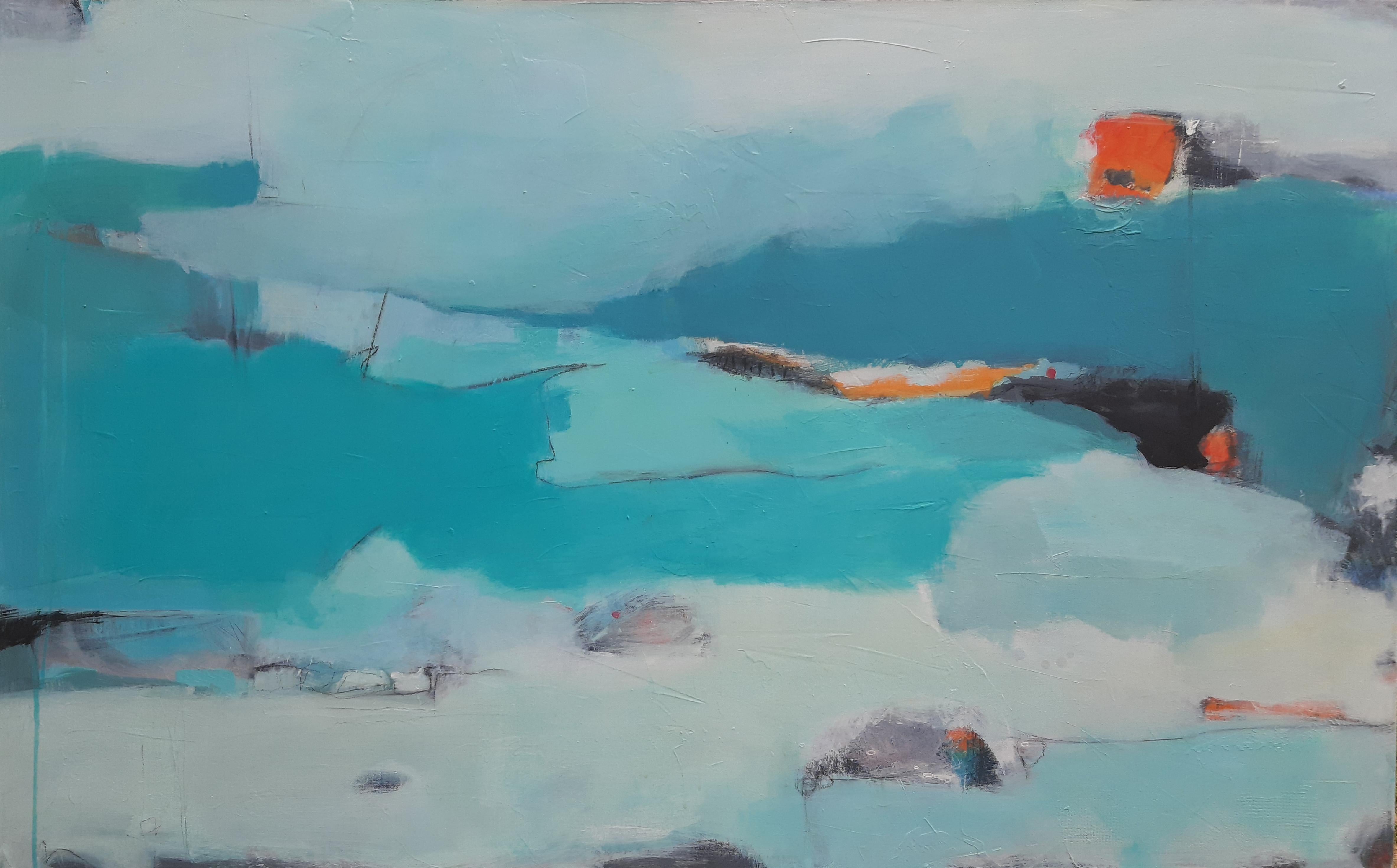 Abstract Painting di Dorothy Gaziano - Substrato, Pittura astratta