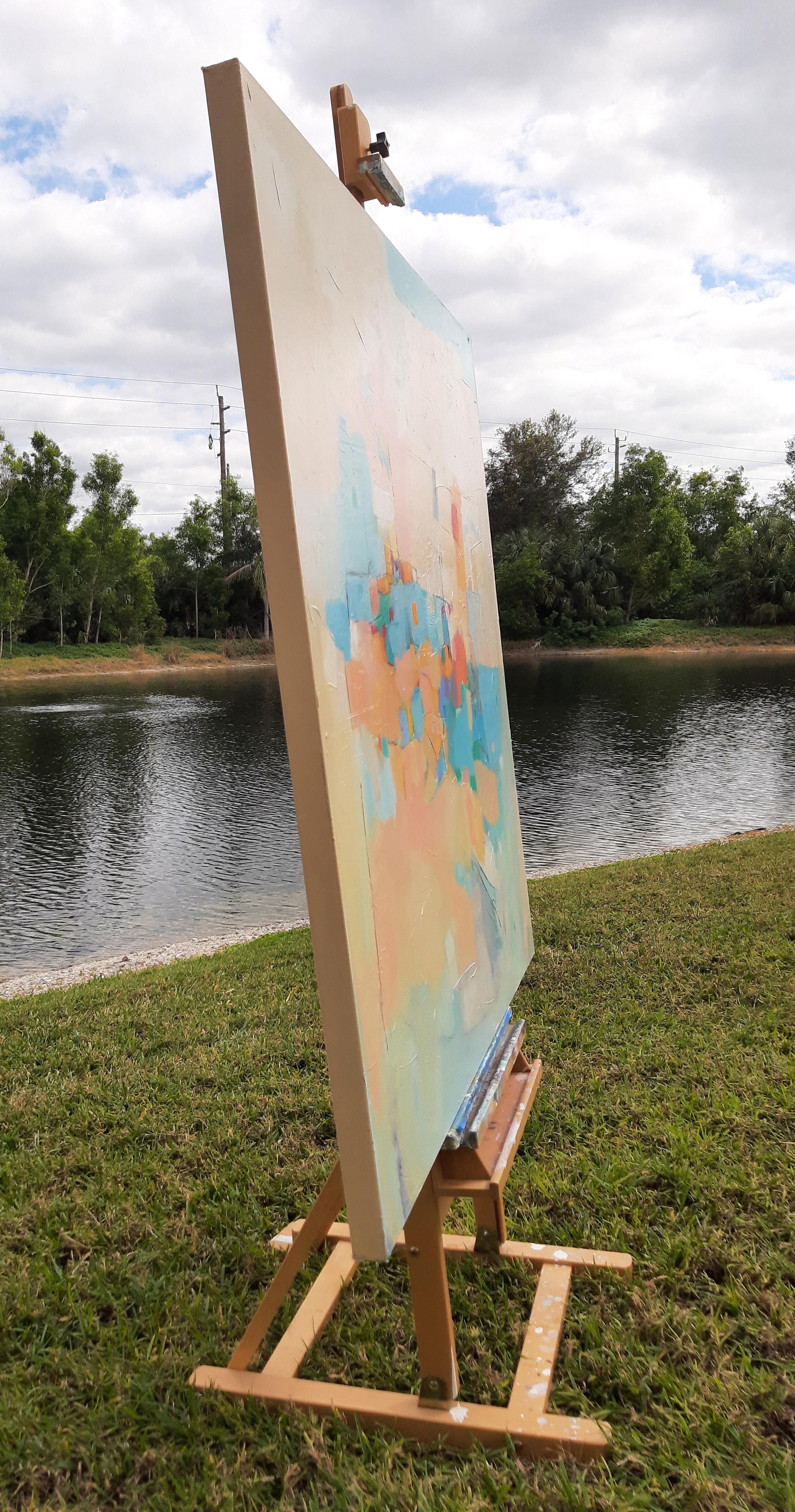 Take a Breath, Abstract Painting For Sale 1