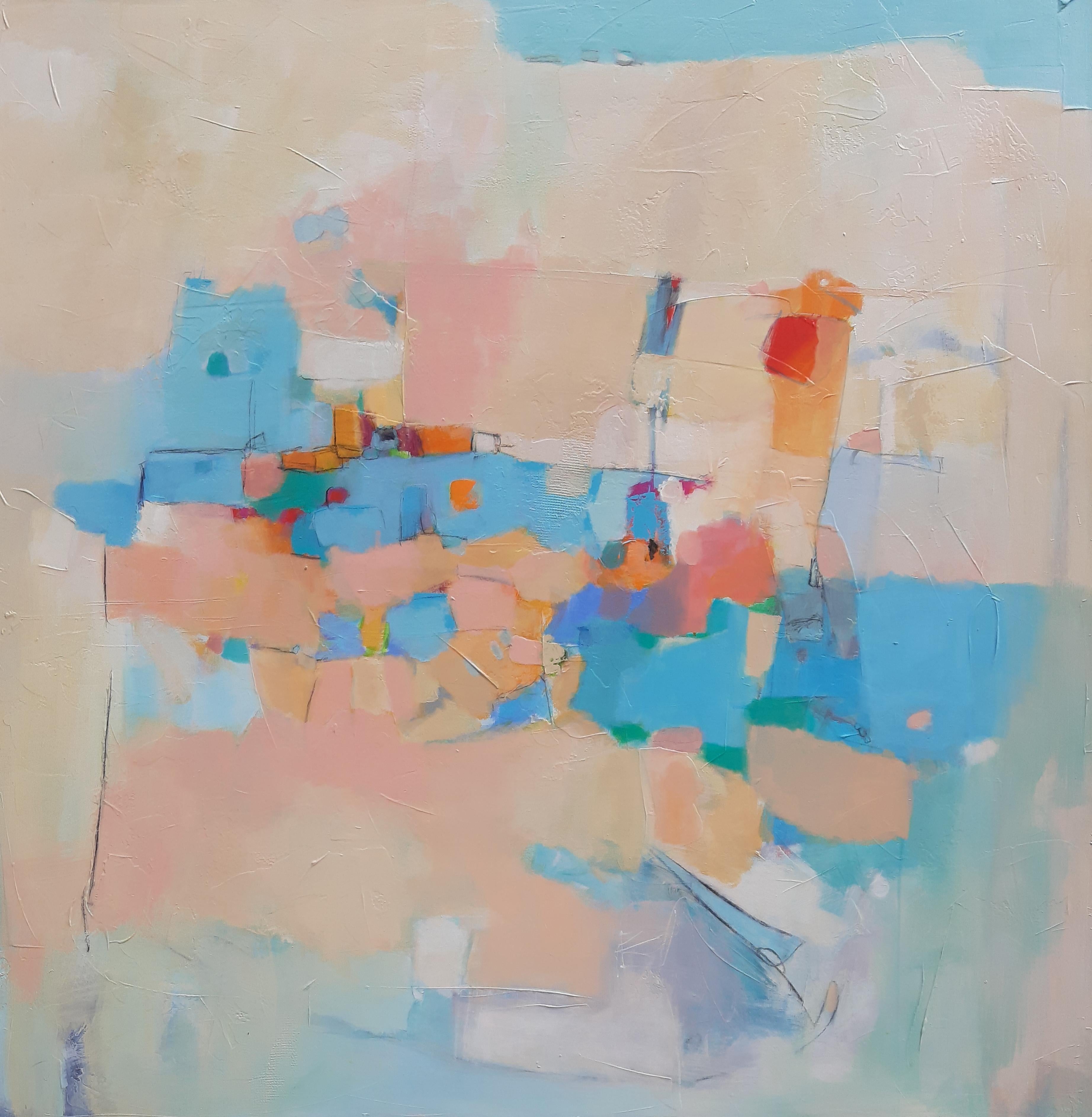 Abstract Painting di Dorothy Gaziano - Fai un bel respiro, pittura astratta