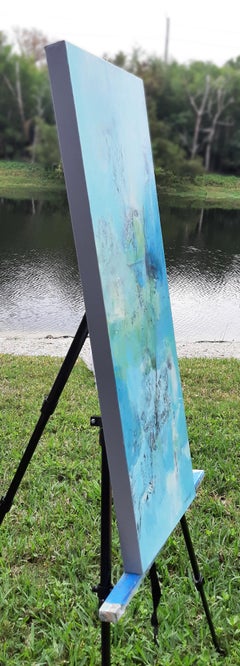 Waterfall Whispers, Abstract Painting
