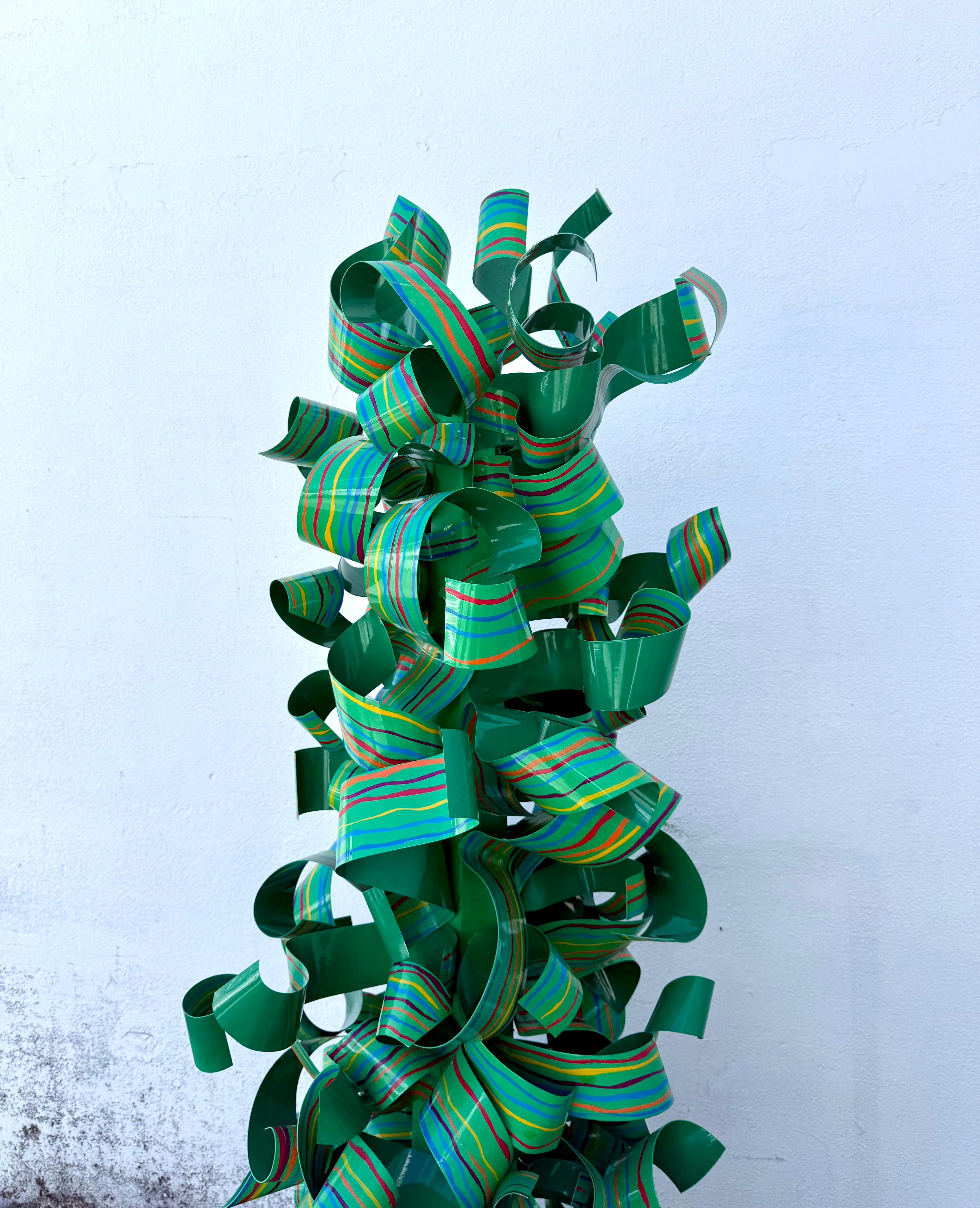 Huge Dorothy Gillespie Colorful Abstract Expressionist Enamel Painted Sculpture For Sale 3