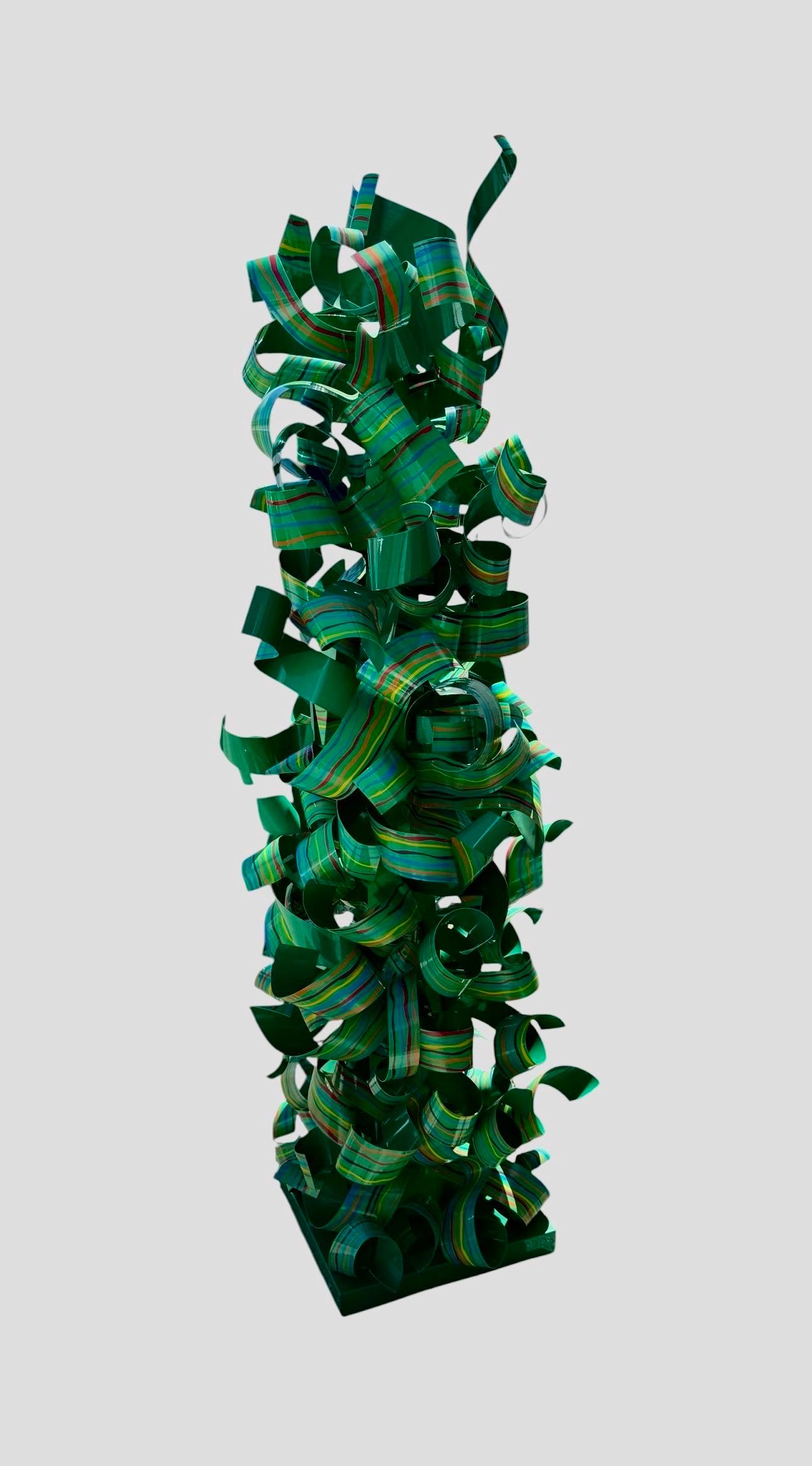 Huge Dorothy Gillespie Colorful Abstract Expressionist Enamel Painted Sculpture For Sale 4