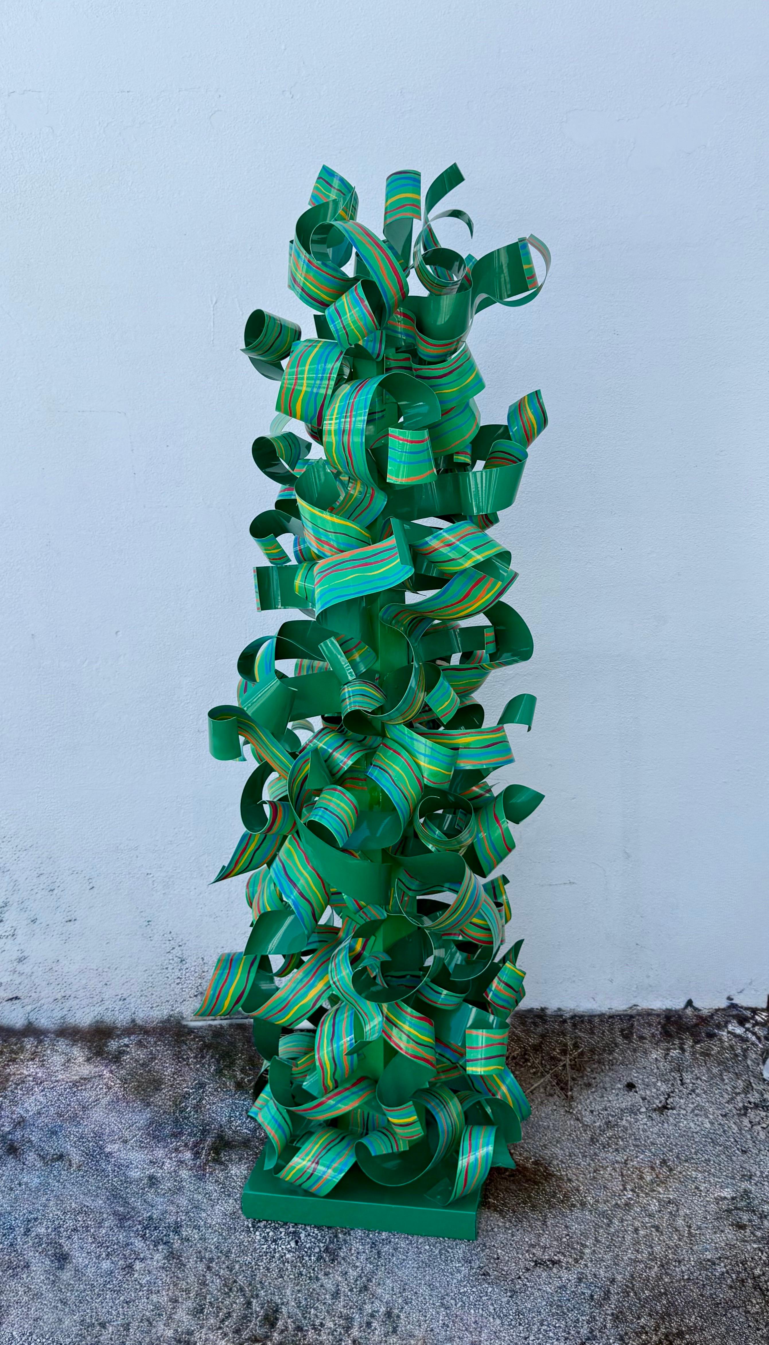 Huge Dorothy Gillespie Colorful Abstract Expressionist Enamel Painted Sculpture For Sale 6