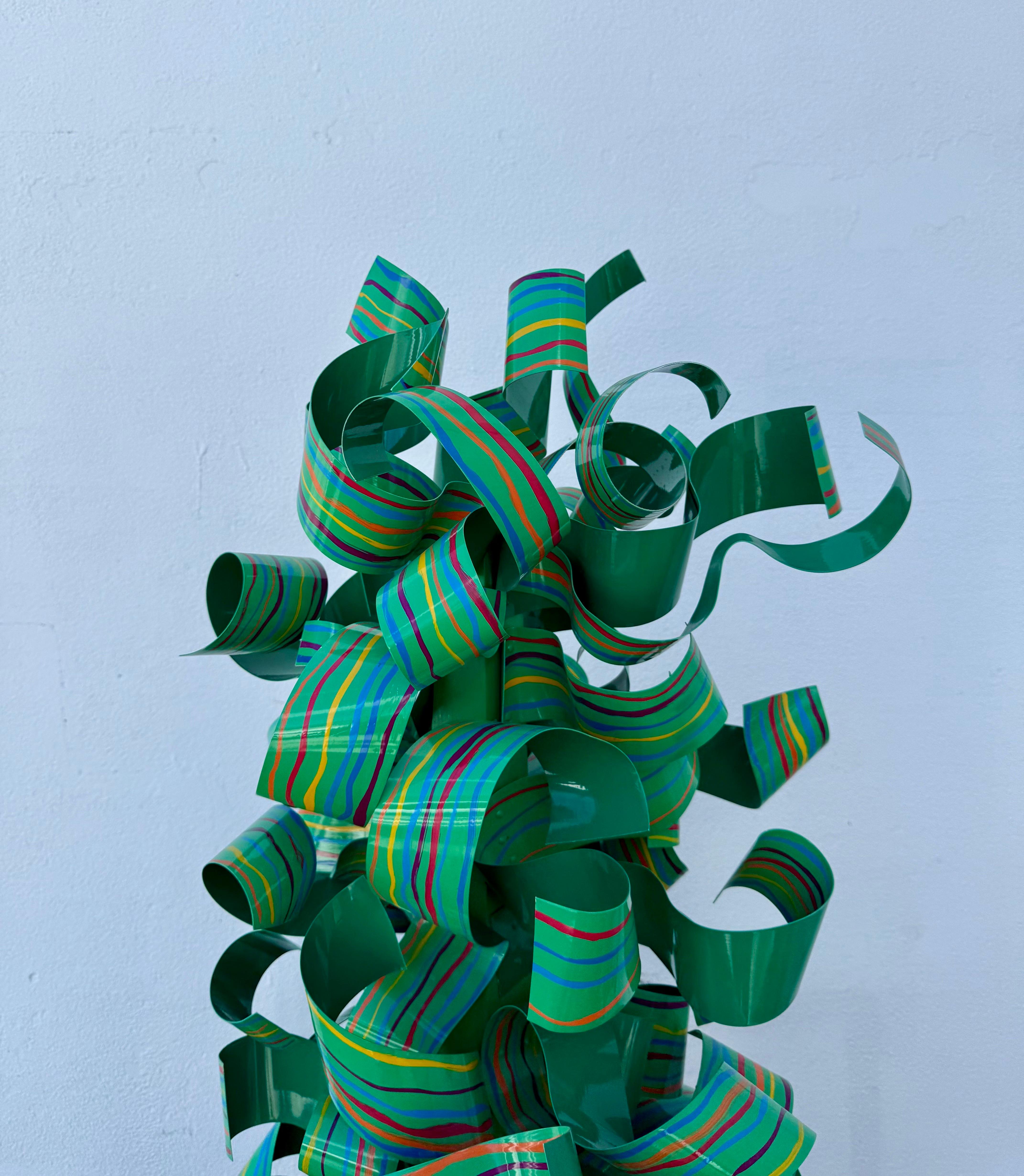 Huge Dorothy Gillespie Colorful Abstract Expressionist Enamel Painted Sculpture For Sale 7