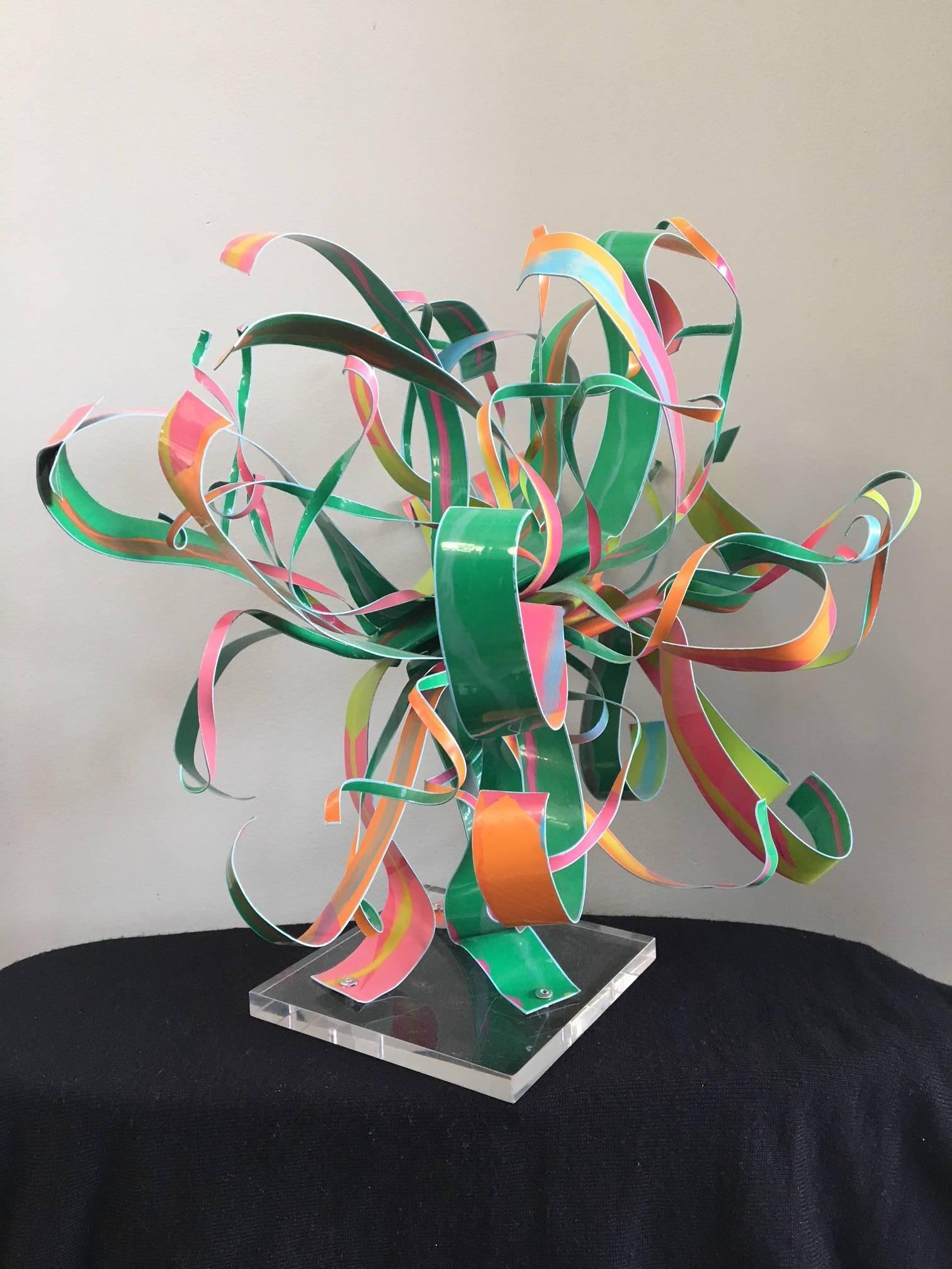 Modern Dorothy Gillespie Starburst Metal Art Sculpture