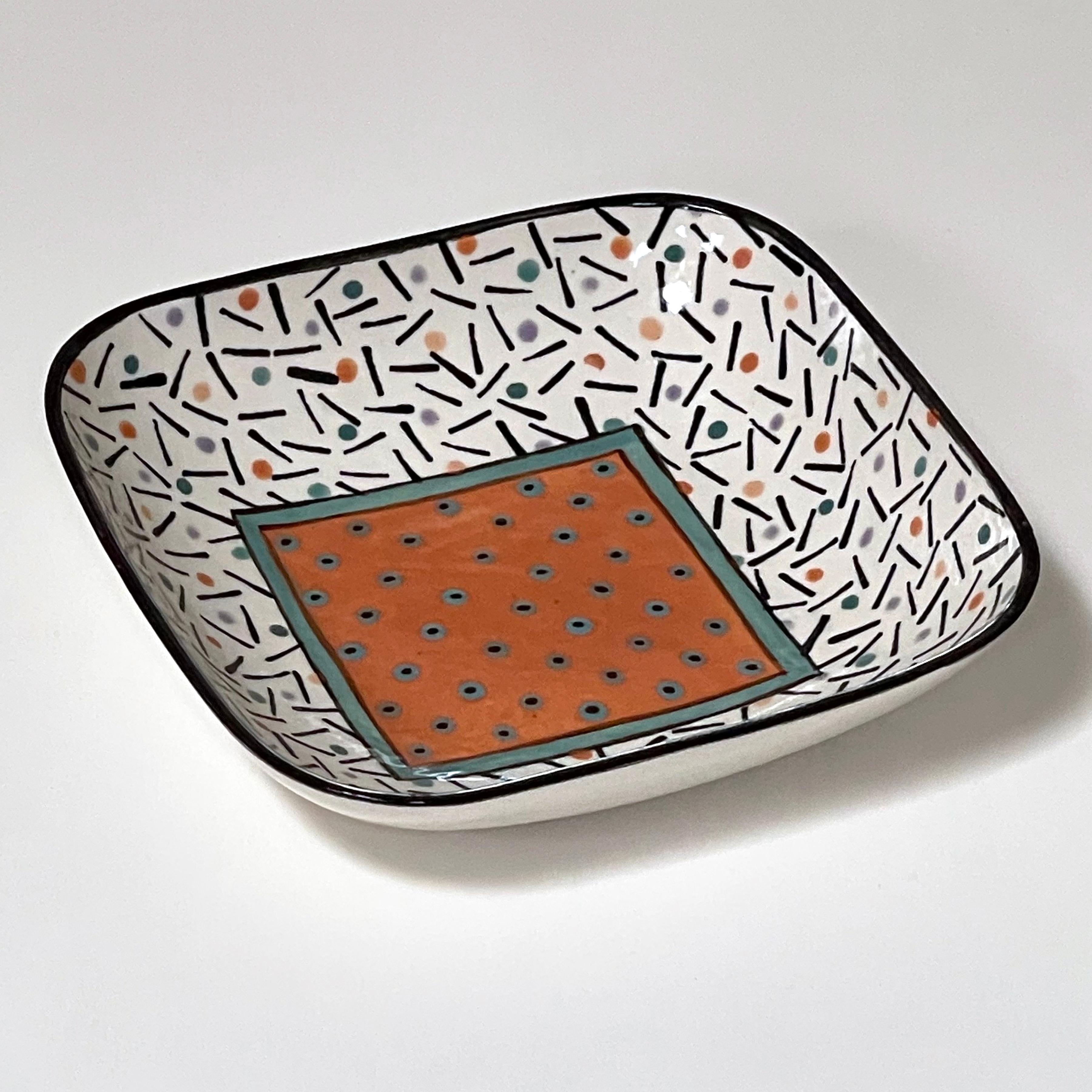Dorothy Hafner Post Modern Art Pottery Bowl In Good Condition For Sale In Highland, IN