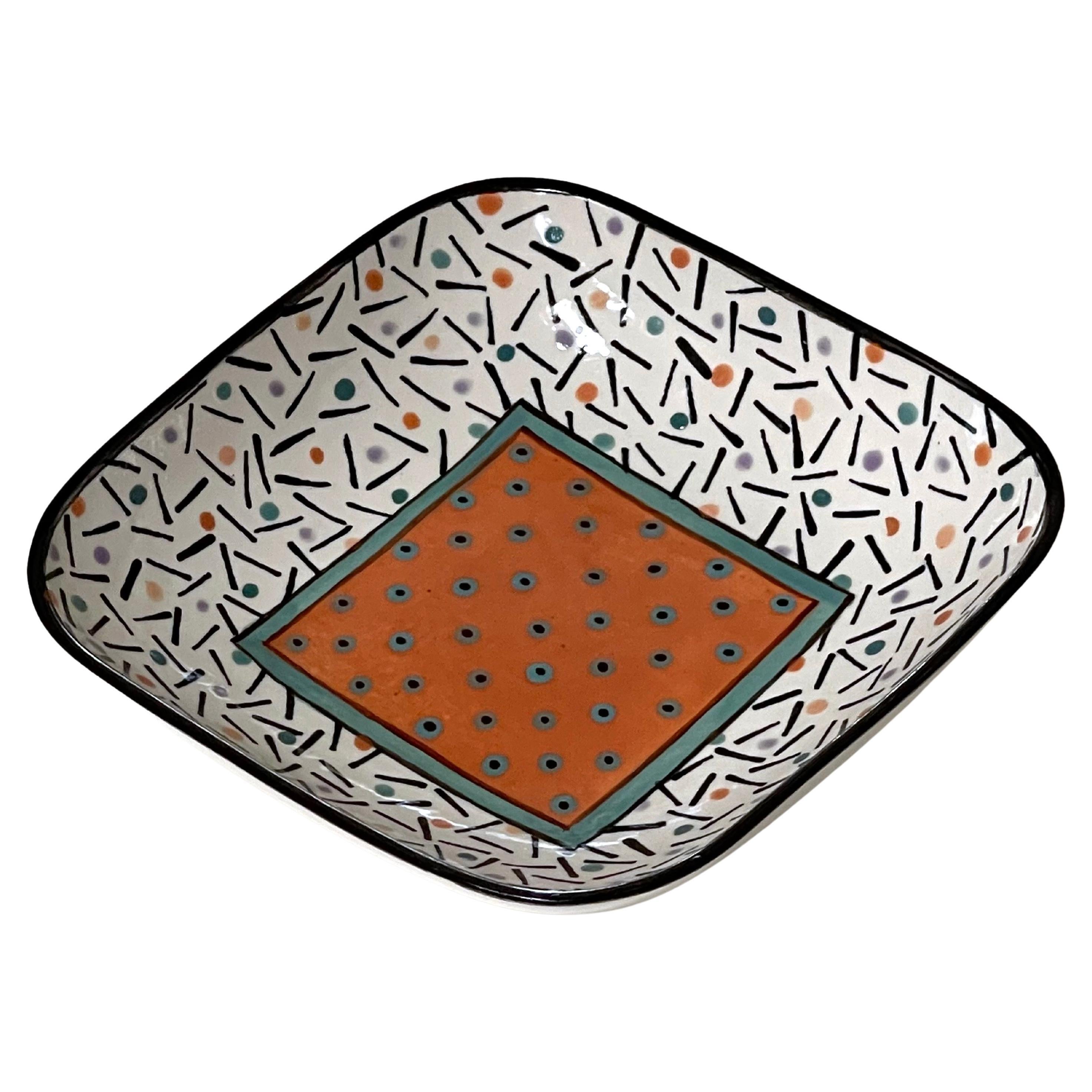 Dorothy Hafner Post Modern Art Pottery Bowl For Sale