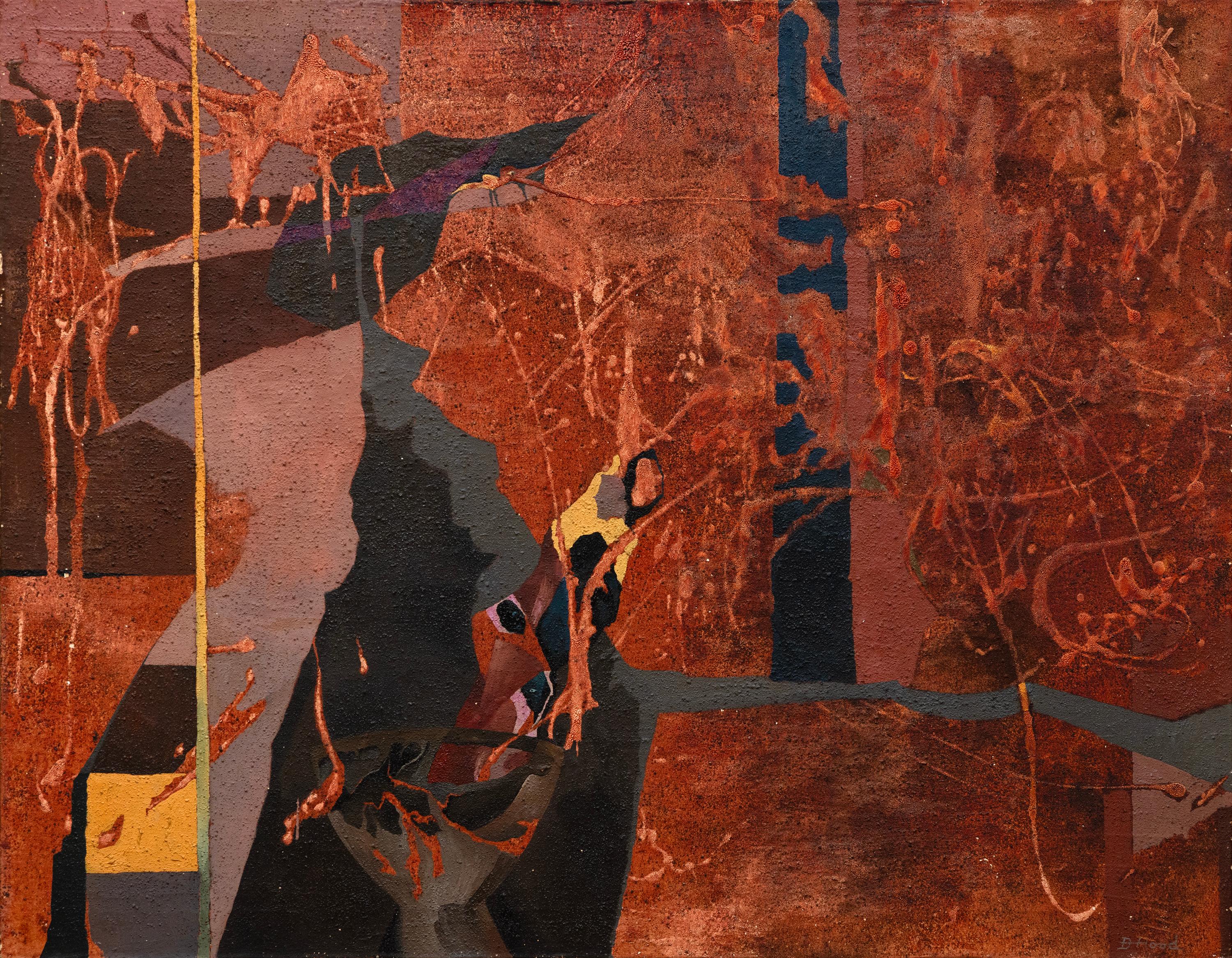 Abstract Painting Dorothy Hood - Génies