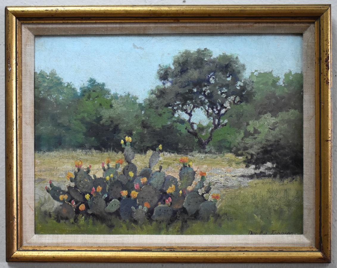 Landscape Painting de Dorothy Johnson - "HIGO CHUMBO" TEXAS HILLCOUNTRY