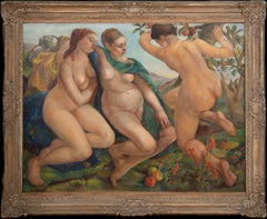 Antique The Three Graces, dated 1957  by Dorothy KING RBA (1907-1990)