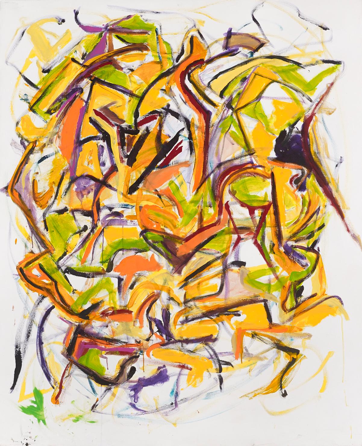 Abstract Painting di Dorothy Krakovsky  - Orange Peel