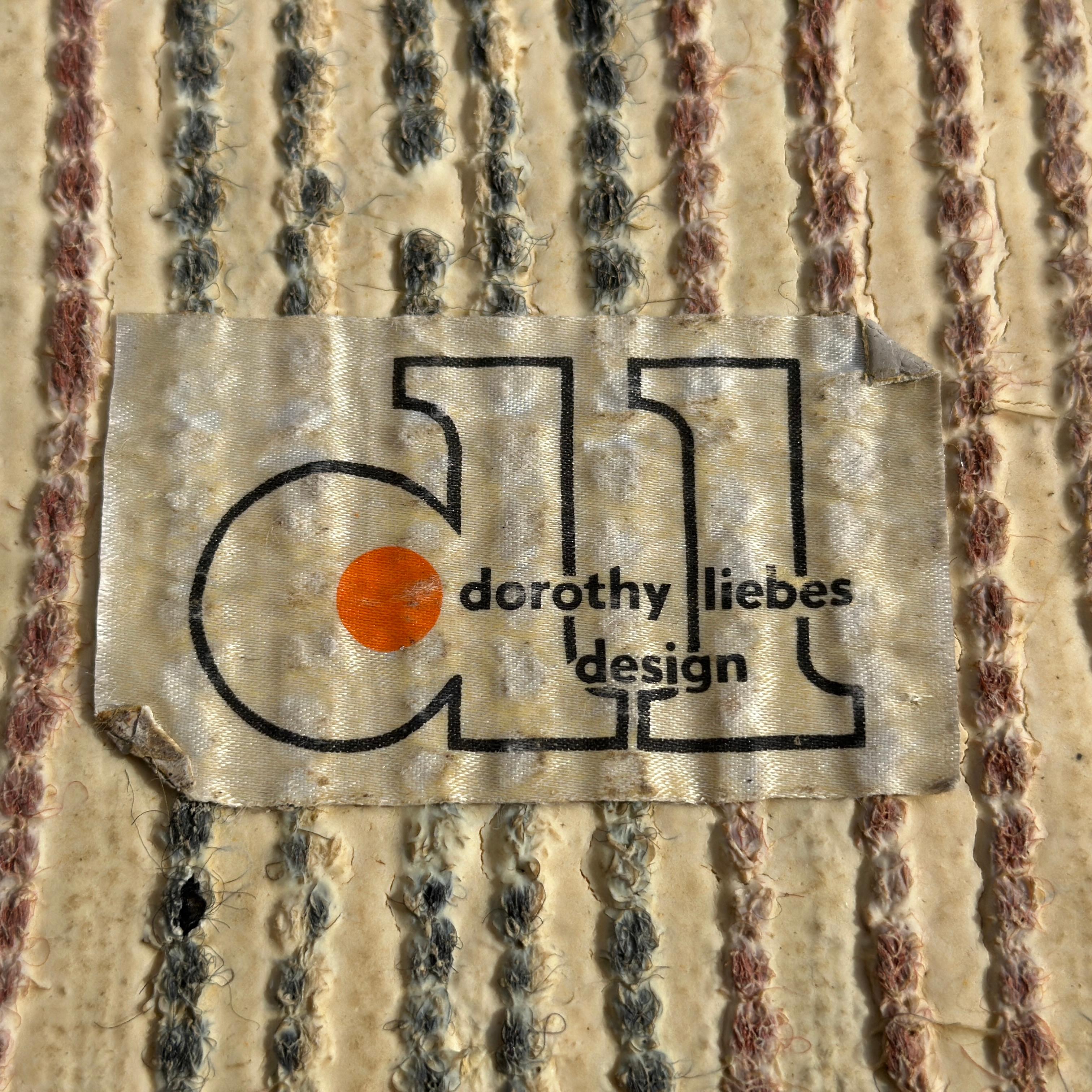 Dorothy Liebes Hook Craft Originals The Tapa Group Modernist Shag Rug 54