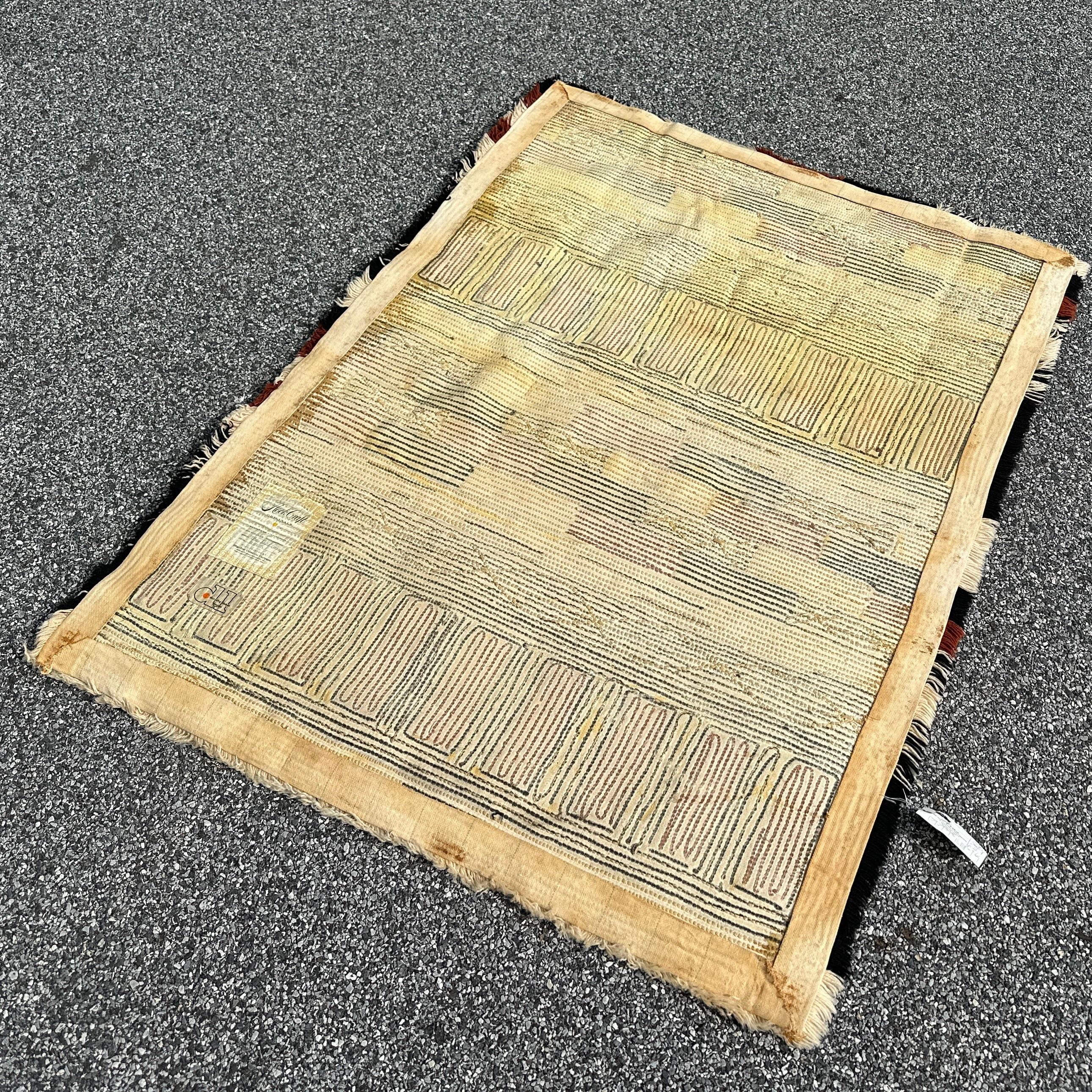 Dorothy Liebes Hook Craft Originals The Tapa Group Modernist Shag Rug 54