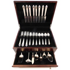 Dorothy Manners by Towle Sterling Silver Flatware Set for 8 Service 39 pieces