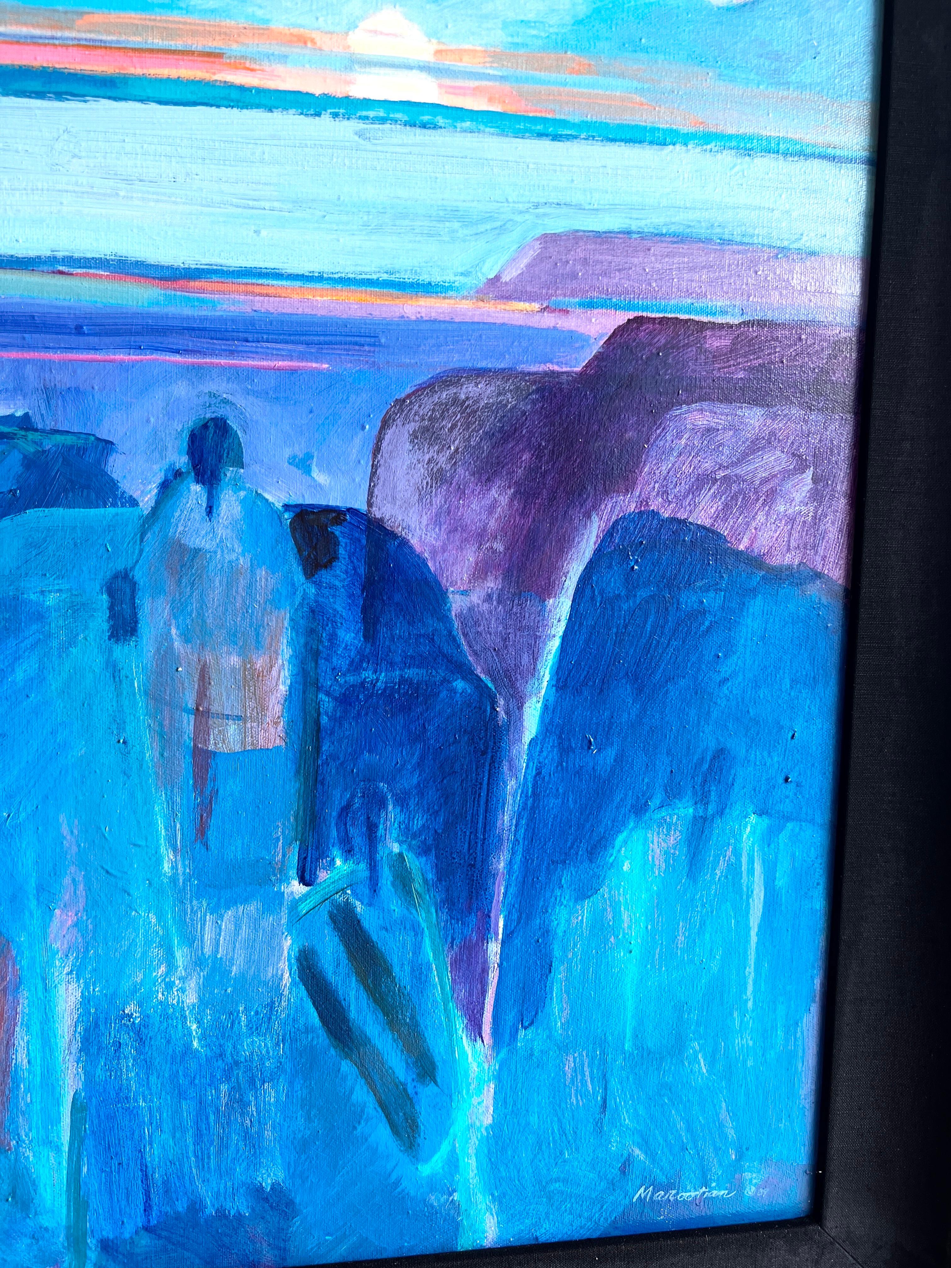Saludo al amanecer. - Painting de Dorothy Marootian 