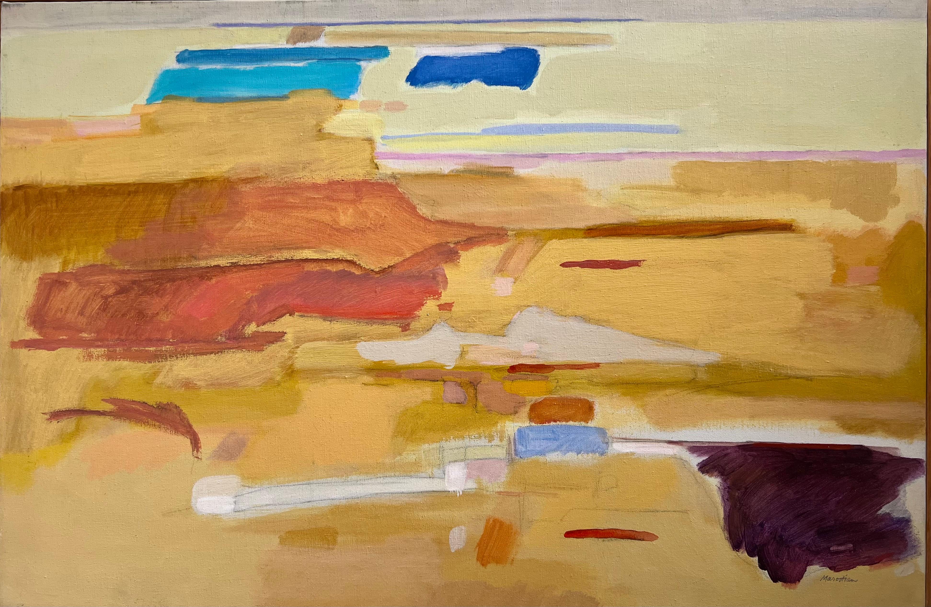 Abstract Painting di Dorothy Marootian - Composizione astratta di Canyon Road.