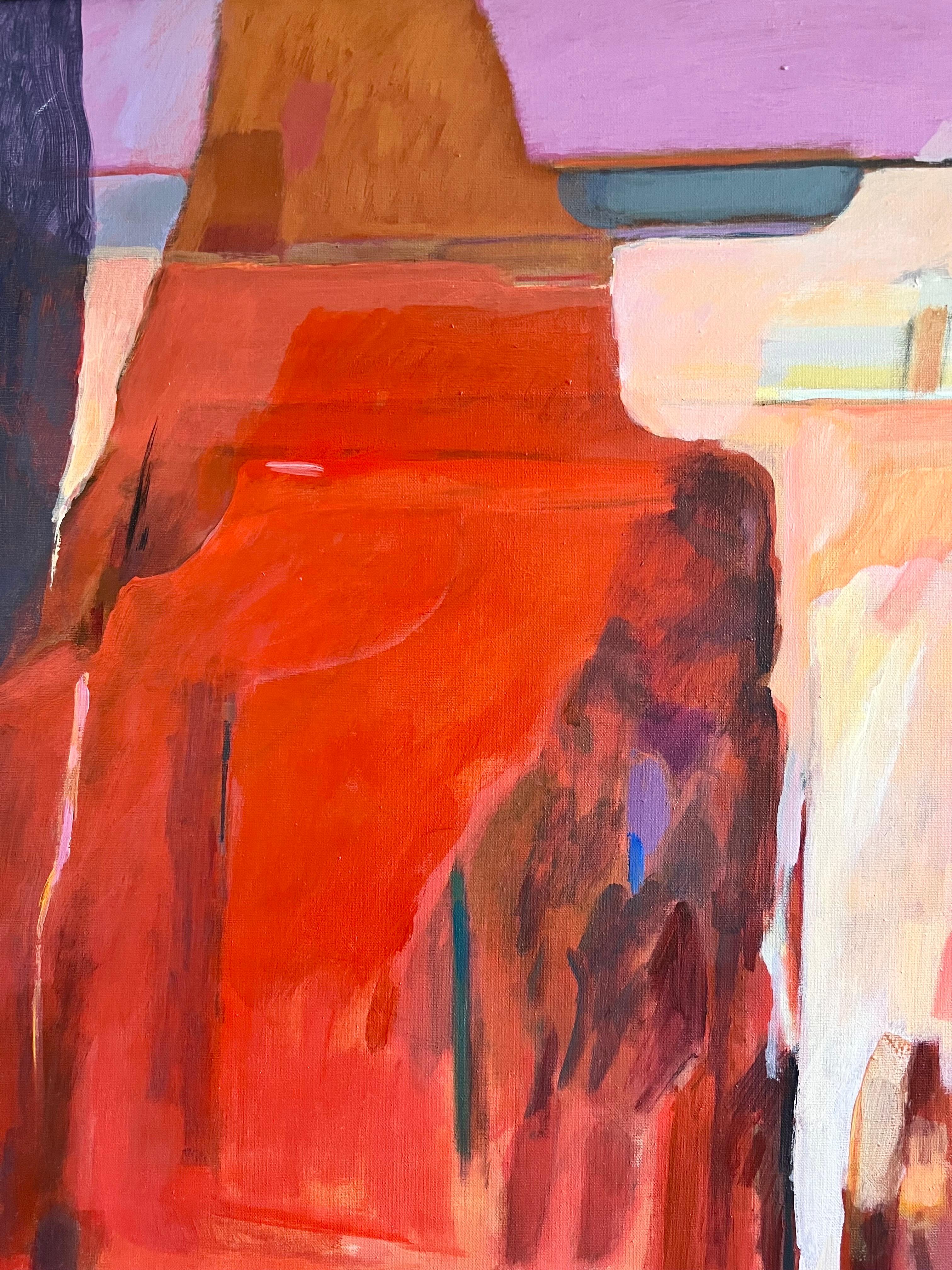 El ojo del artista, The Gorge, California. - Painting de Dorothy Marootian