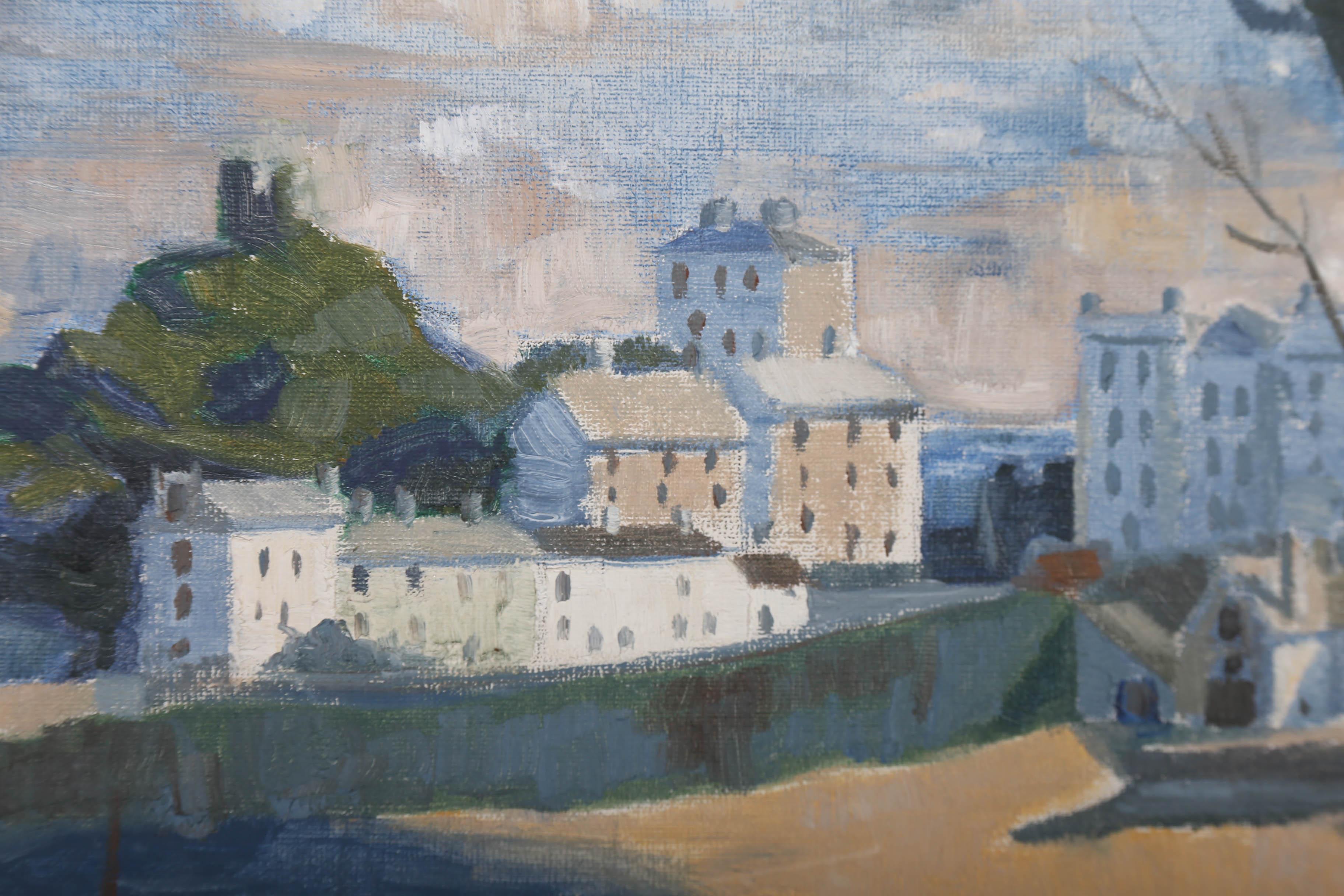 Dorothy Morse Brown (1900-1995) - Mid 20th Century Oil, The Quiet Season, Tenby 3