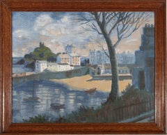 Dorothy Morse Brown (1900-1995) - Mid 20th Century Oil, The Quiet Season, Tenby