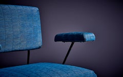 Dorothy Schindele Pinleg wrought iron Armchair in original condition, US 1940s