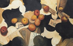 Dorothy Southern - Contemporary Oil, Apples and Pattern