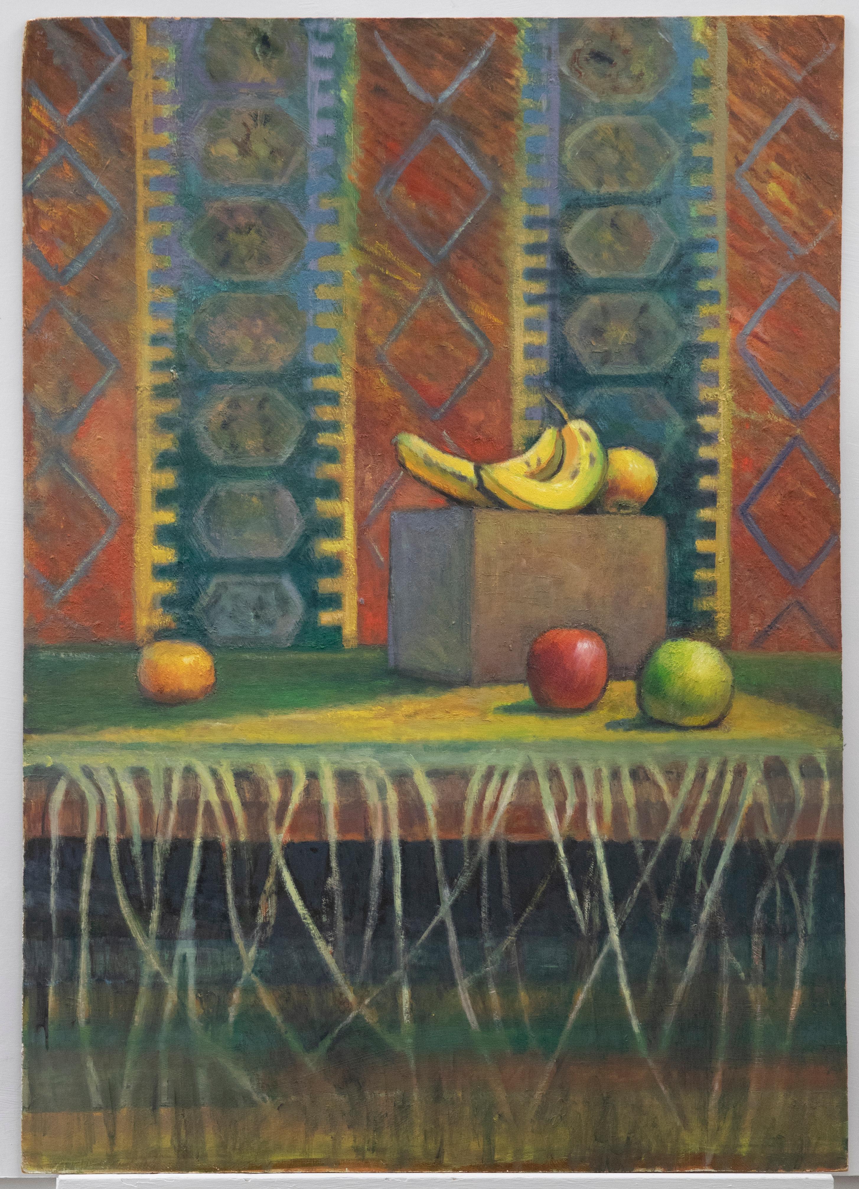 Dorothy Southern - Contemporary Oil, Bananas and Apples For Sale 1