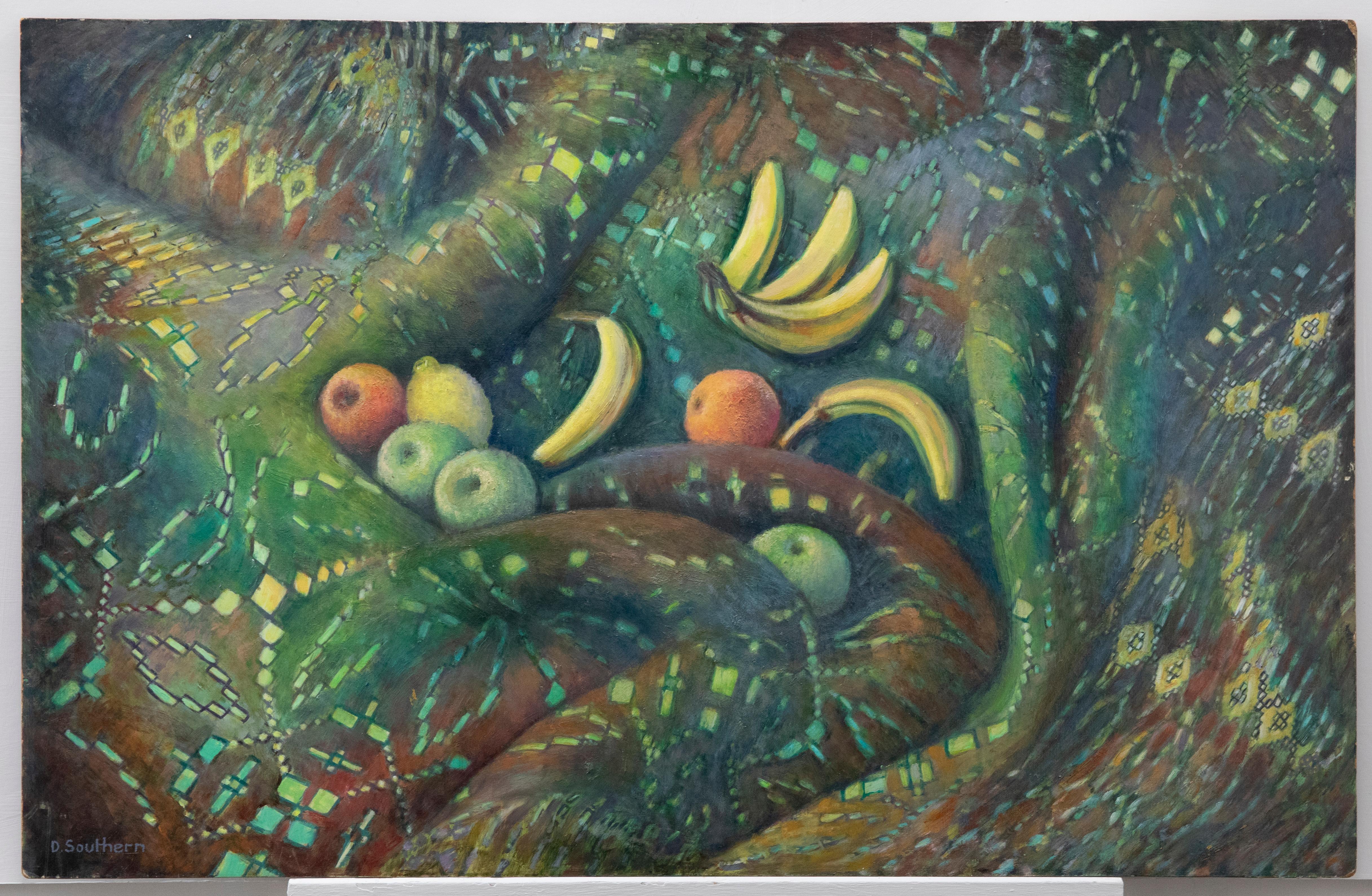 Dorothy Southern - Contemporary Oil, Fruit and Fabric For Sale 1