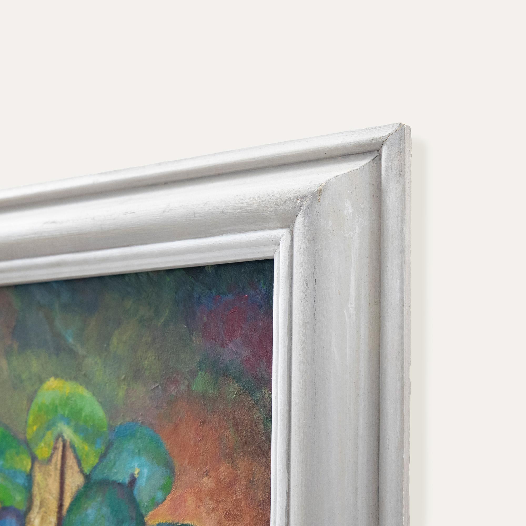 Dorothy Southern - Contemporary Oil, The Pink Flower For Sale 4