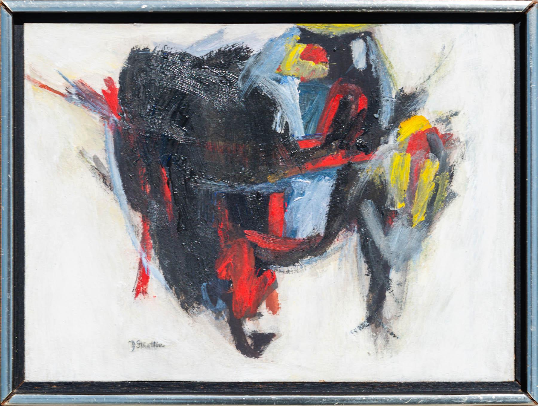 Le taureau du dimanche a été très courageux - Painting de Dorothy Stratton King