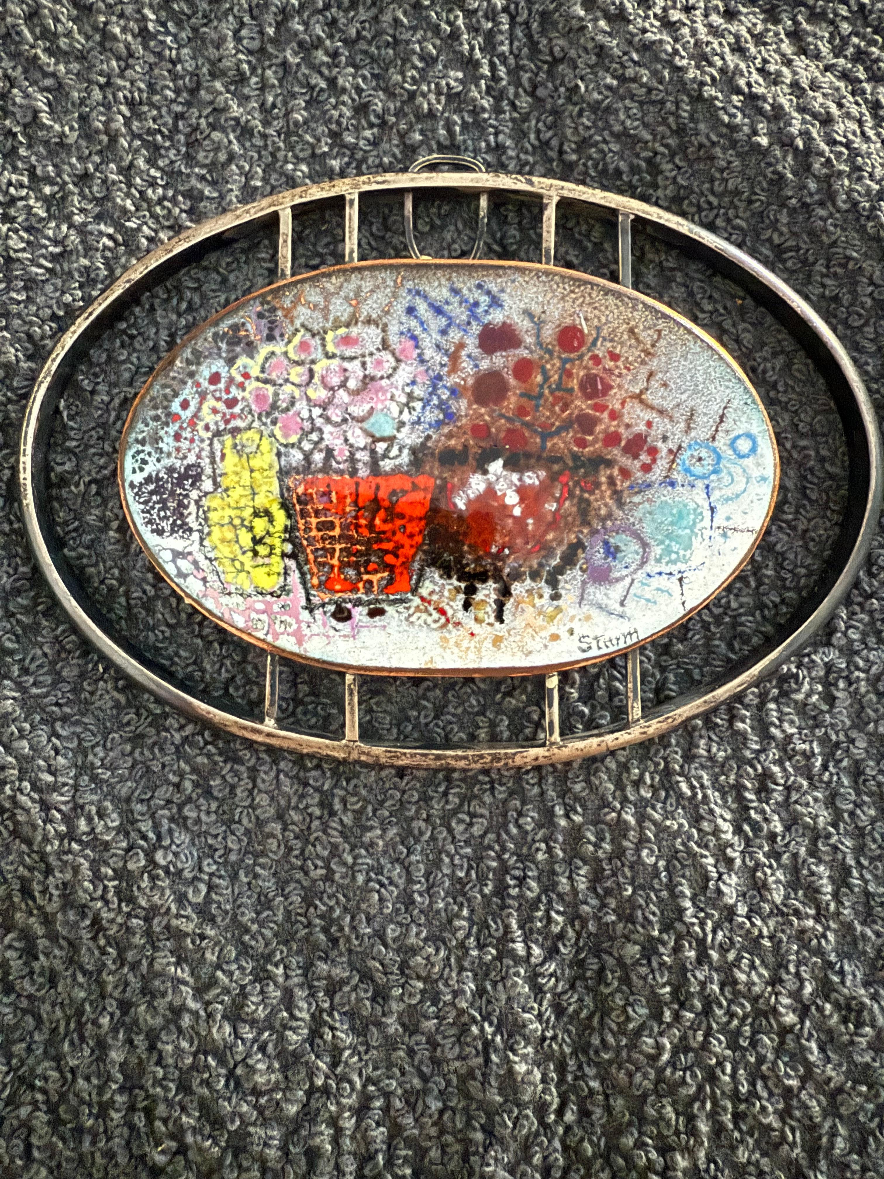 Untitled (Enamel Pendant) For Sale 1