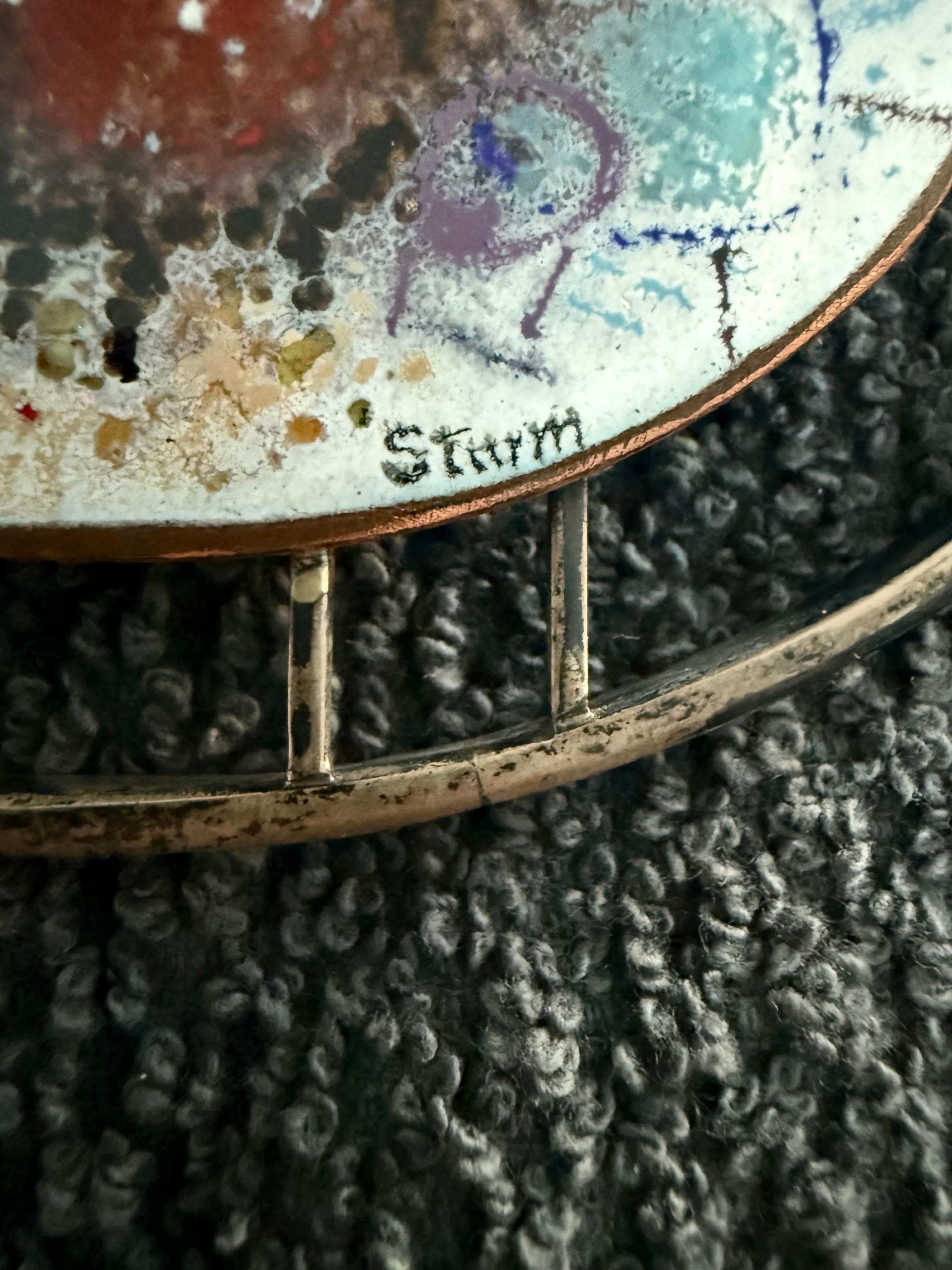 Untitled (Enamel Pendant) For Sale 3
