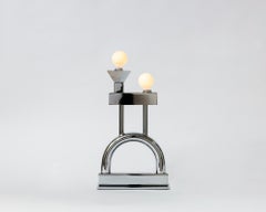 Dorothy Table Lamp in Chrome by Another Human, Modern Sculptural Light
