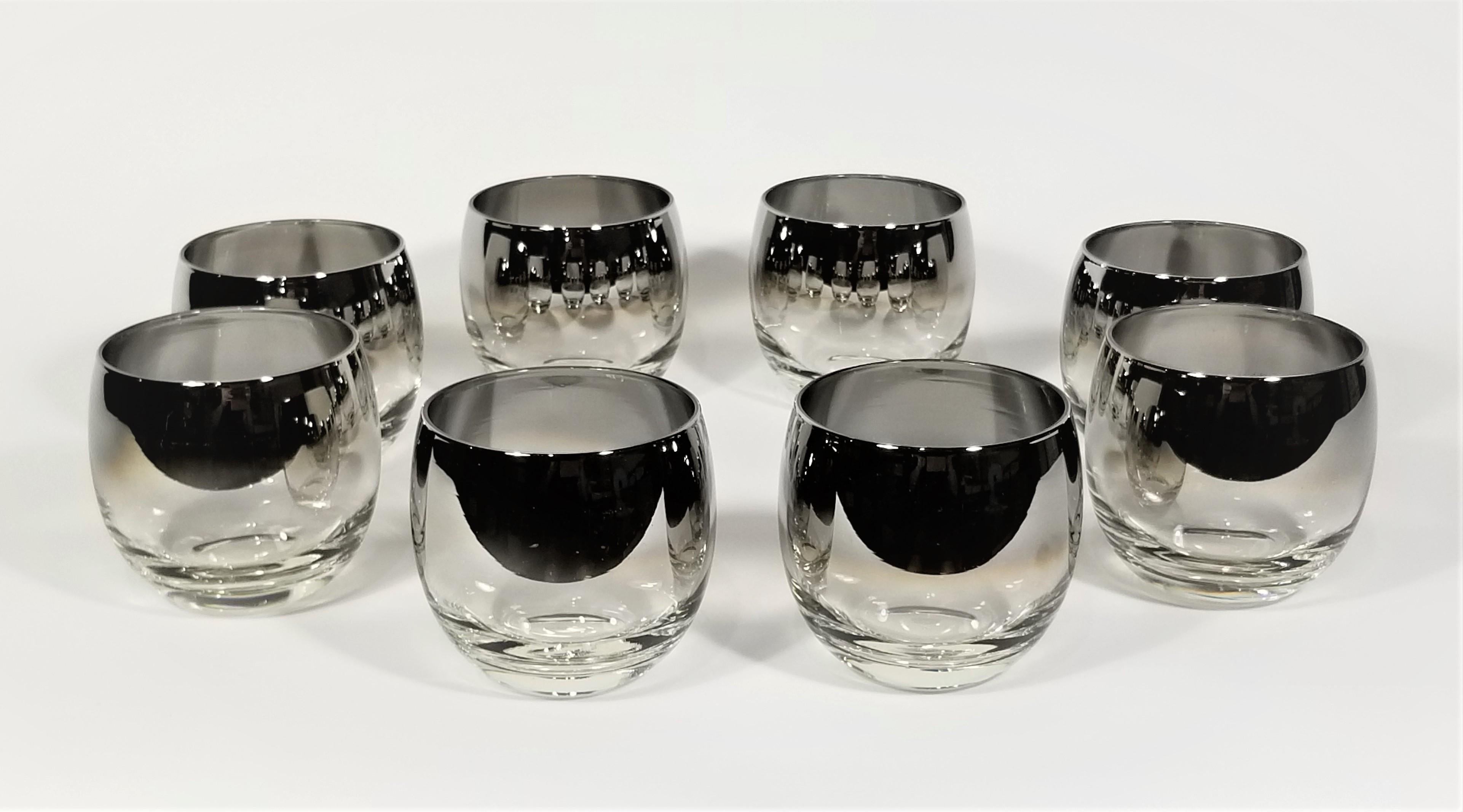 Dorothy Thorpe 1960s Mid Century Glassware Barware Roly Poly For Sale 4