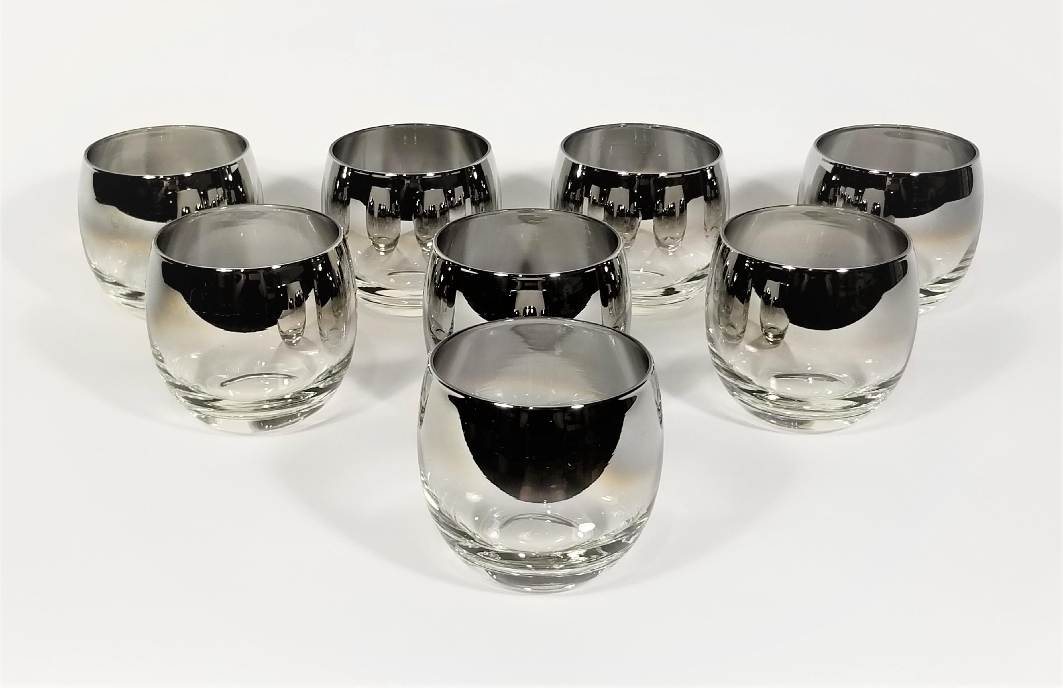 Dorothy Thorpe 1960s Mid Century Glassware Barware Roly Poly For Sale 6