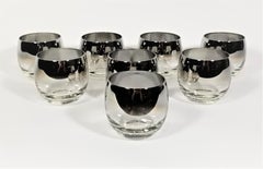 Dorothy Thorpe 1960s Mid Century Glassware Barware Roly Poly