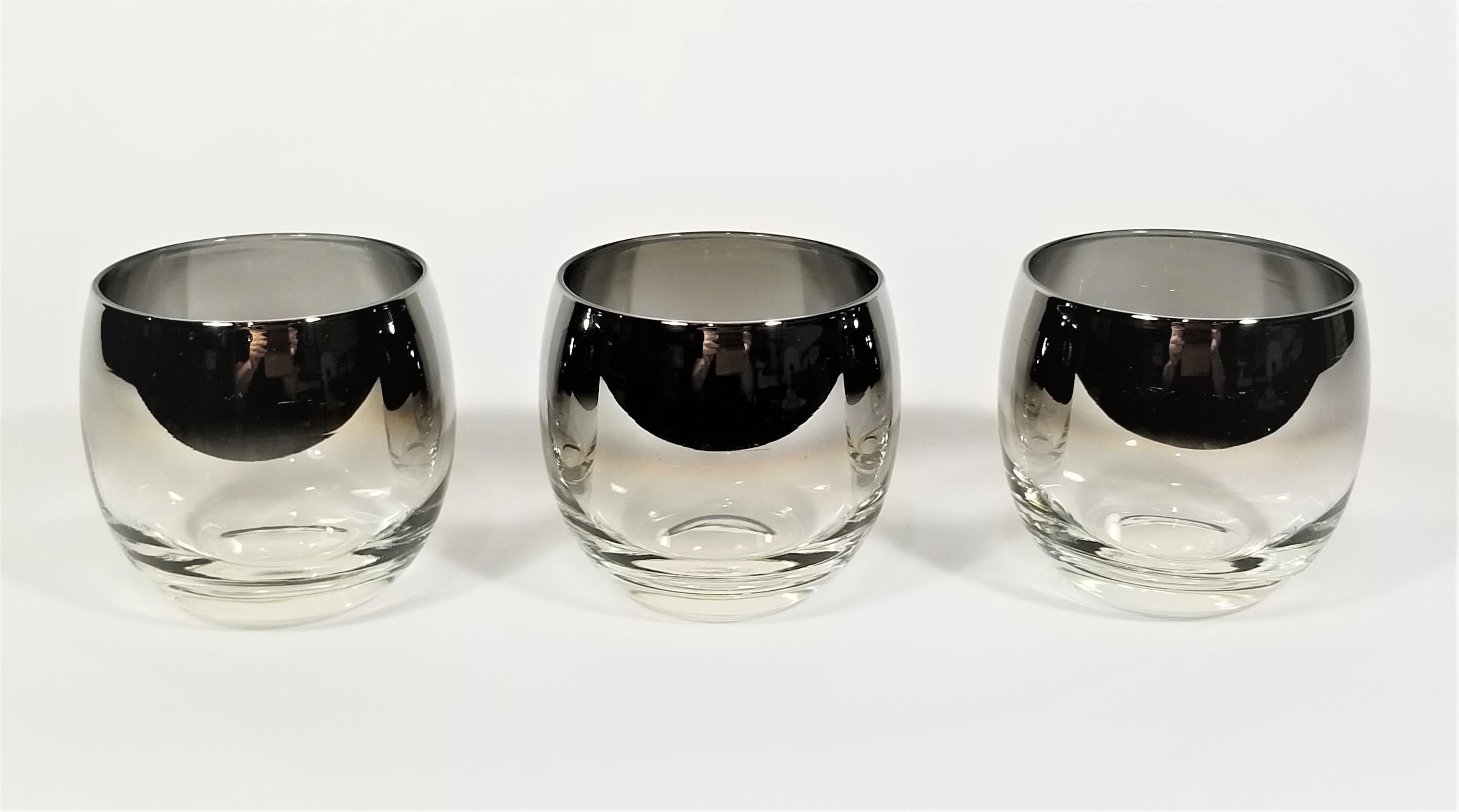 Dorothy Thorpe 1960s Mid Century Glassware Barware Roly Poly In Excellent Condition For Sale In New York, NY