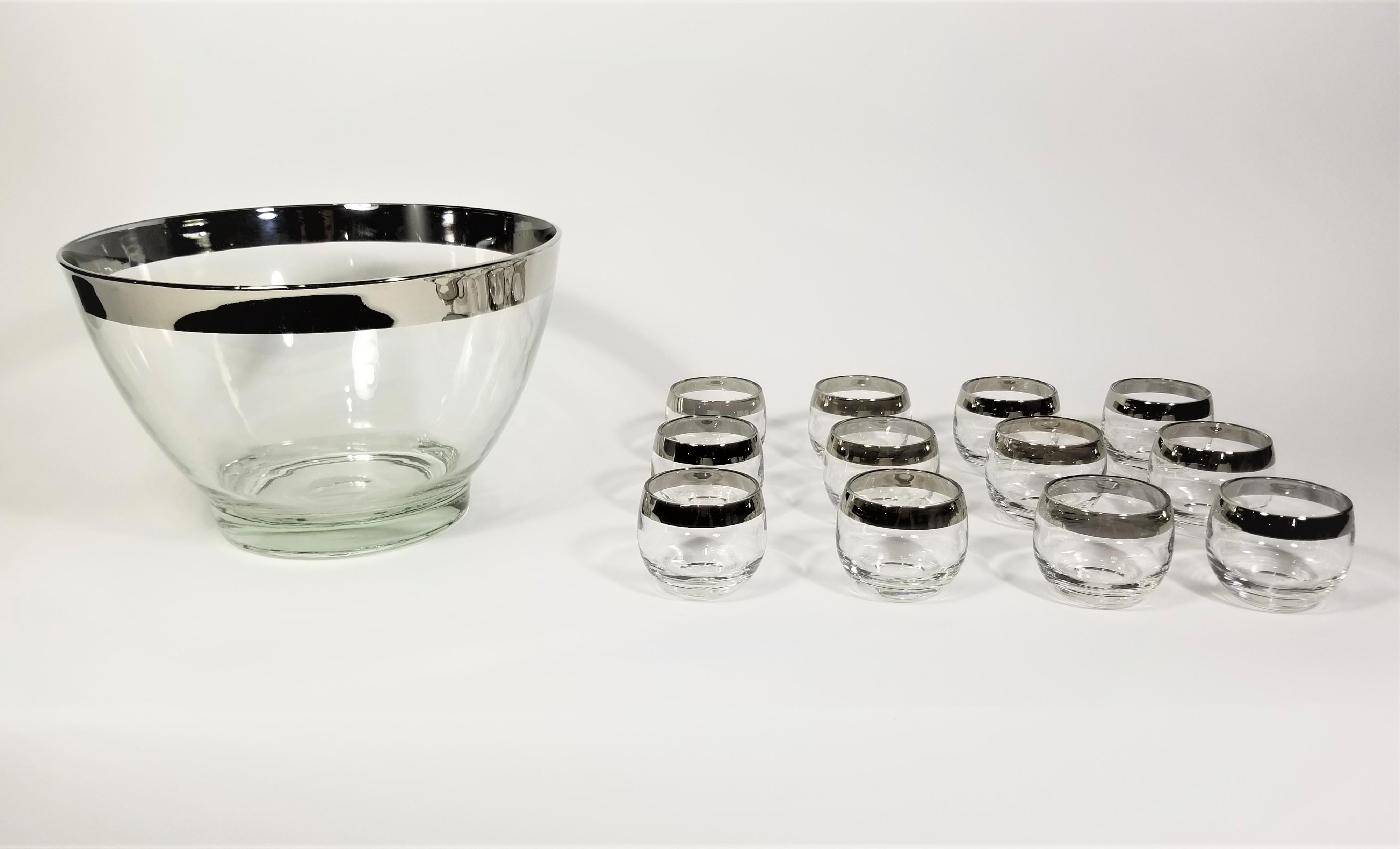 dorothy thorpe punch bowl set