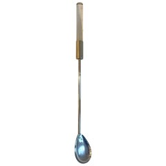 Dorothy Thorpe Acrylic and Silver Cocktail Stirrer