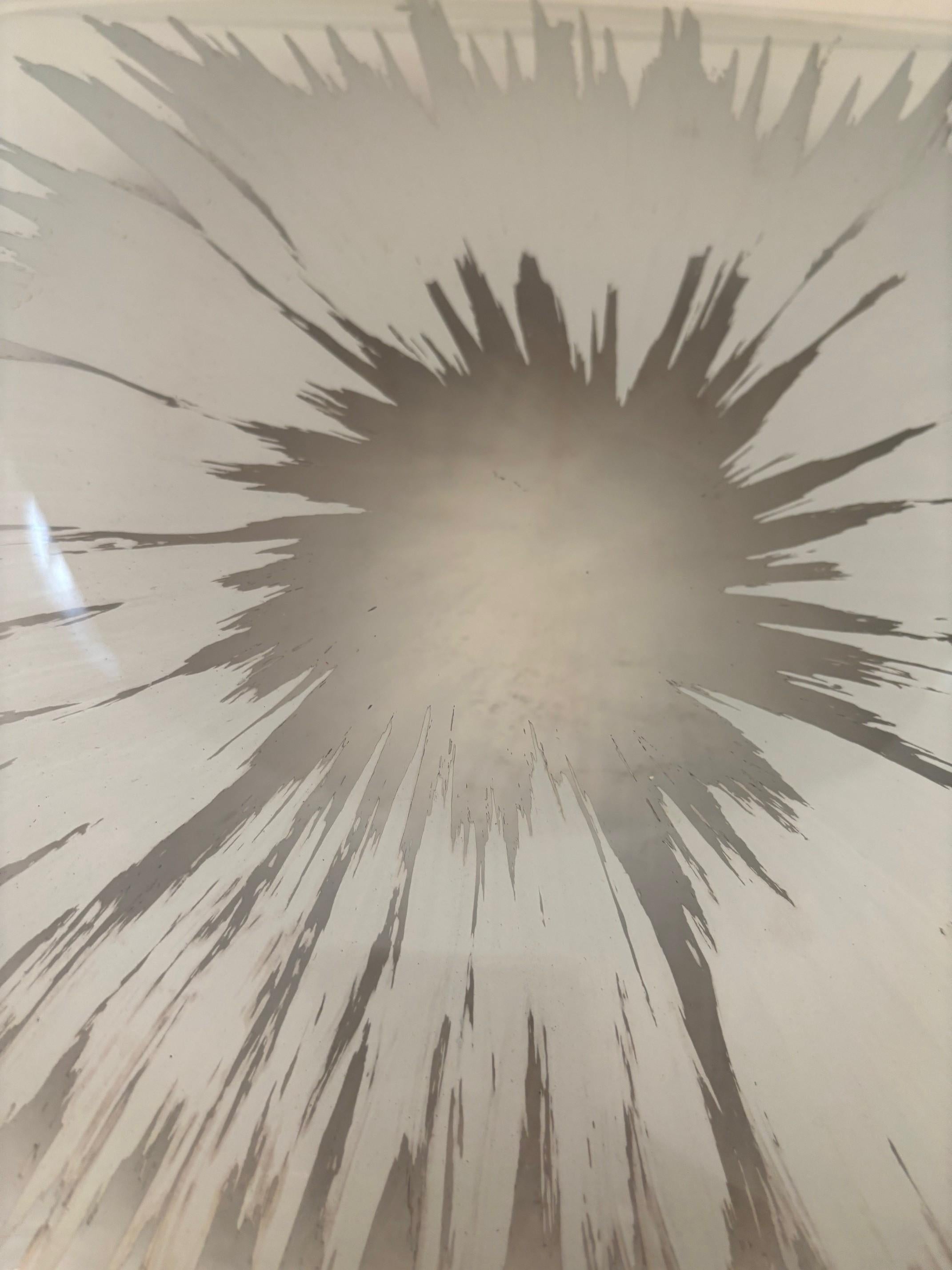 Dorothy Thorpe-Glastablett mit antiker Silberdekoration im Angebot 5