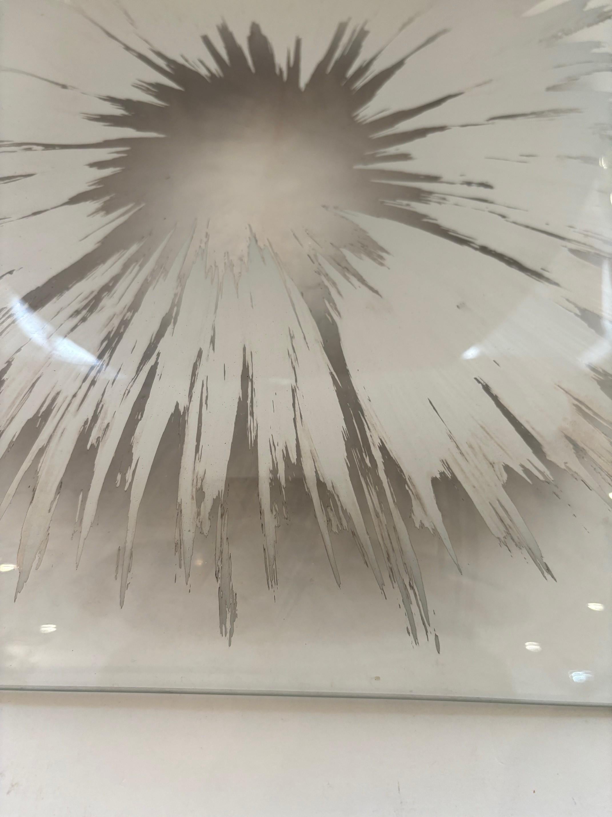 Dorothy Thorpe-Glastablett mit antiker Silberdekoration im Angebot 6