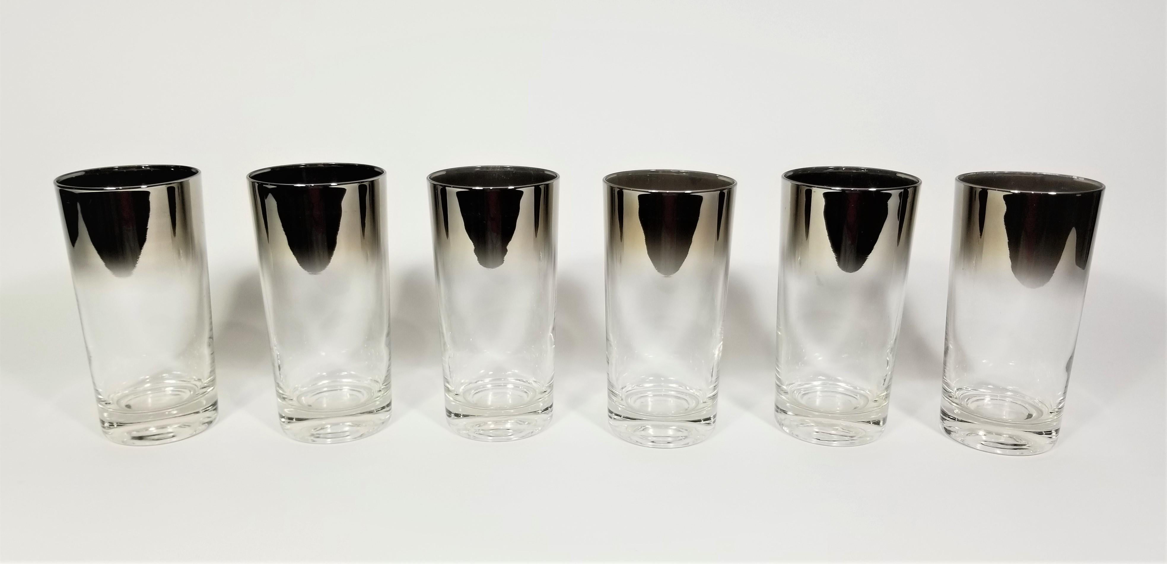 Dorothy Thorpe Glassware Barware 1960s Mid Century For Sale 1