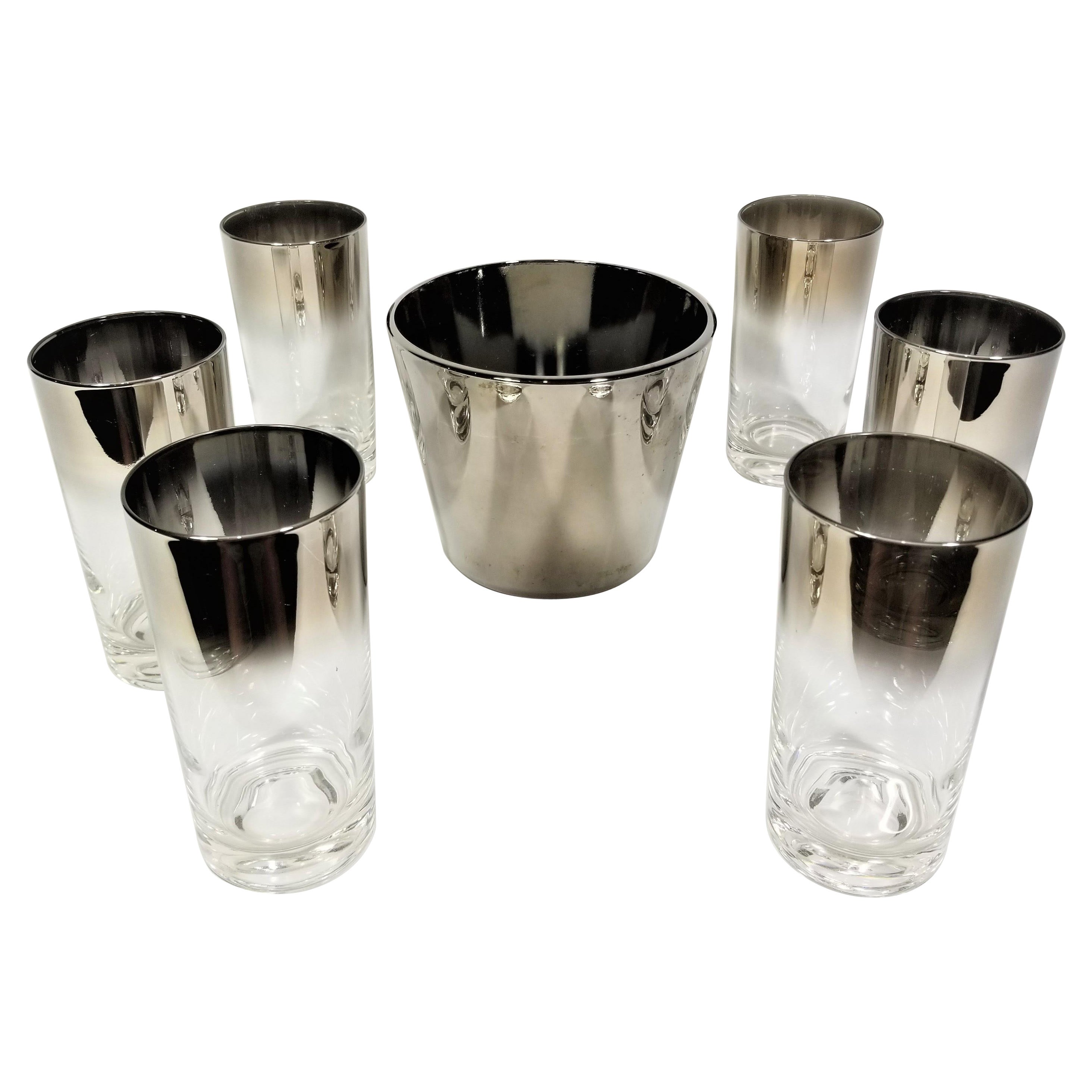 Dorothy Thorpe Glassware Barware 1960s Mid Century