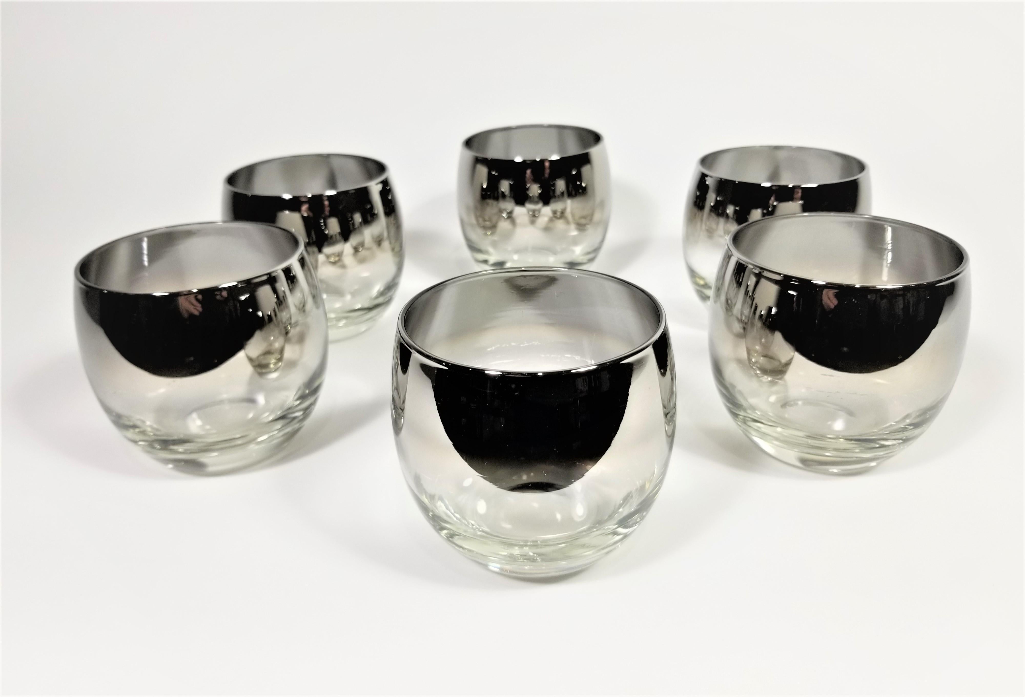 Dorothy Thorpe Glassware Barware Midcentury 1960s Set of 6  5