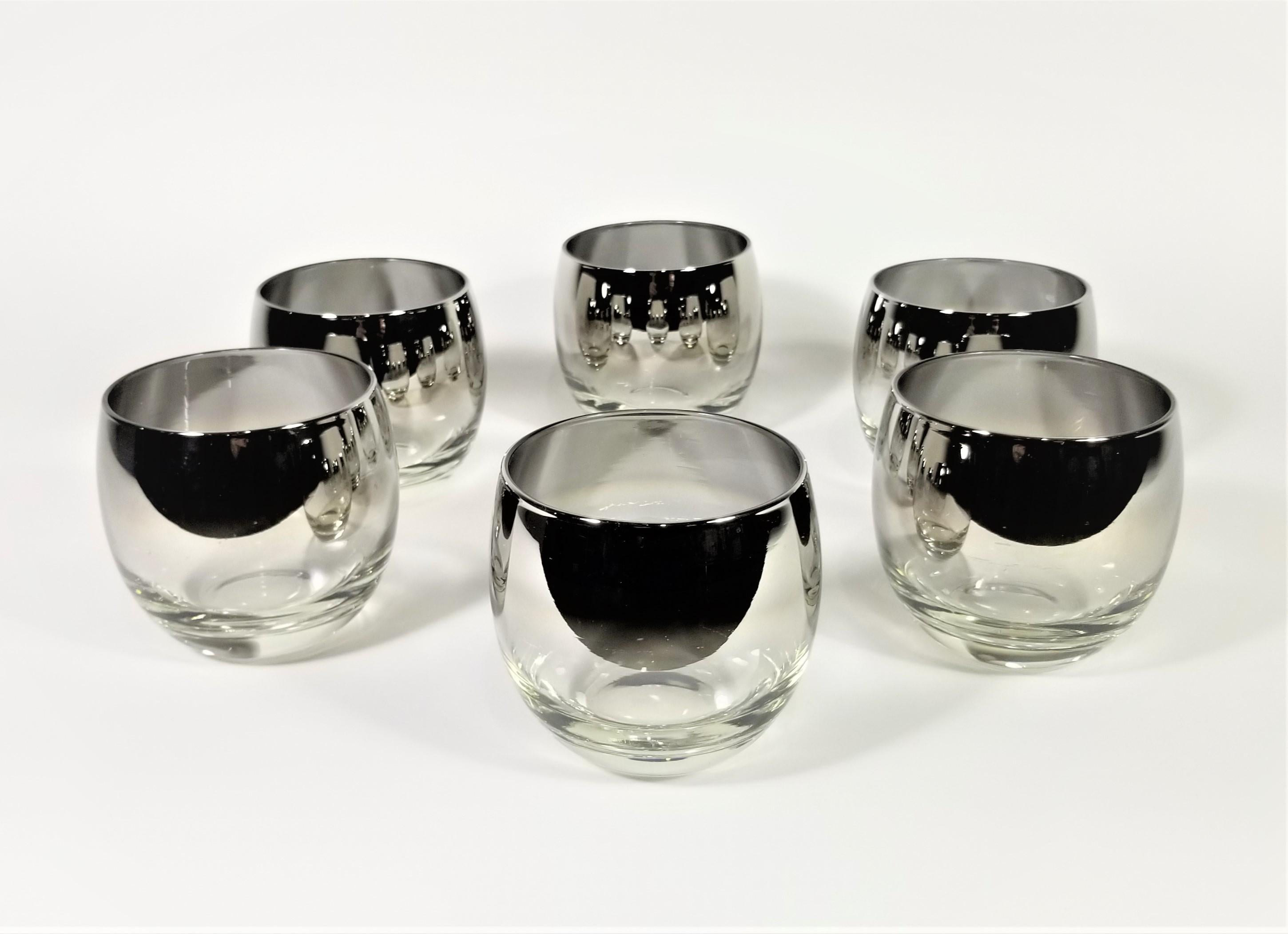 Dorothy Thorpe Glassware Barware Midcentury 1960s Set of 6 4