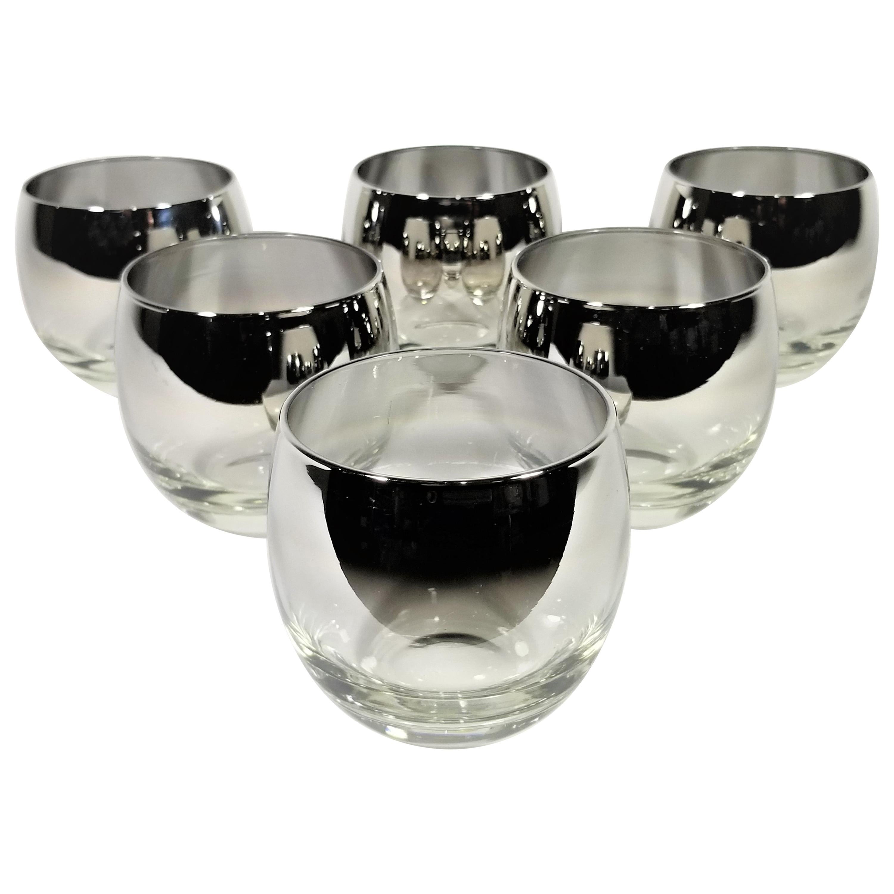 Dorothy Thorpe Glassware Barware Midcentury 1960s Set of 6 