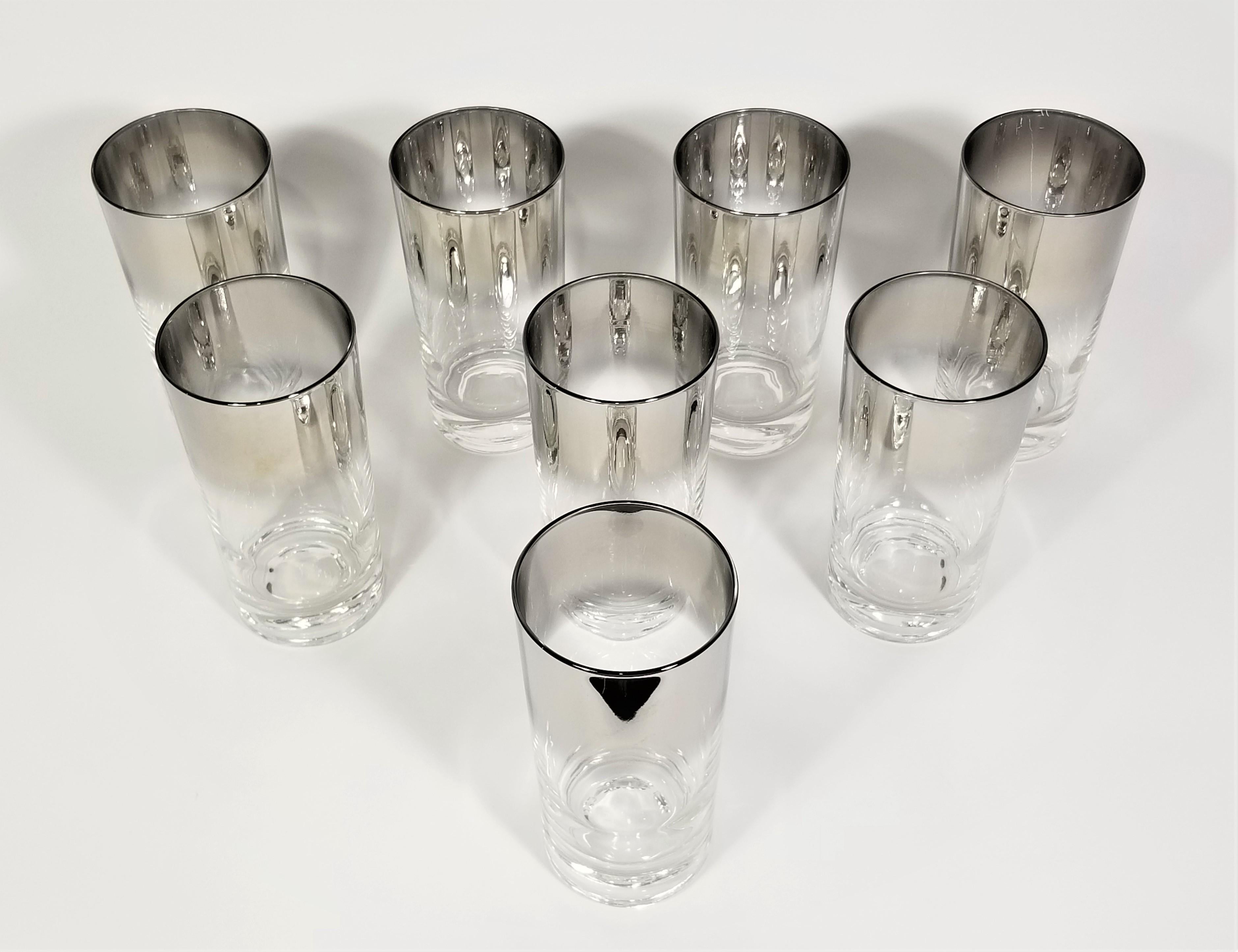 Dorothy Thorpe Highball Glassware Barware Mid Century 1960s Unused For Sale 3