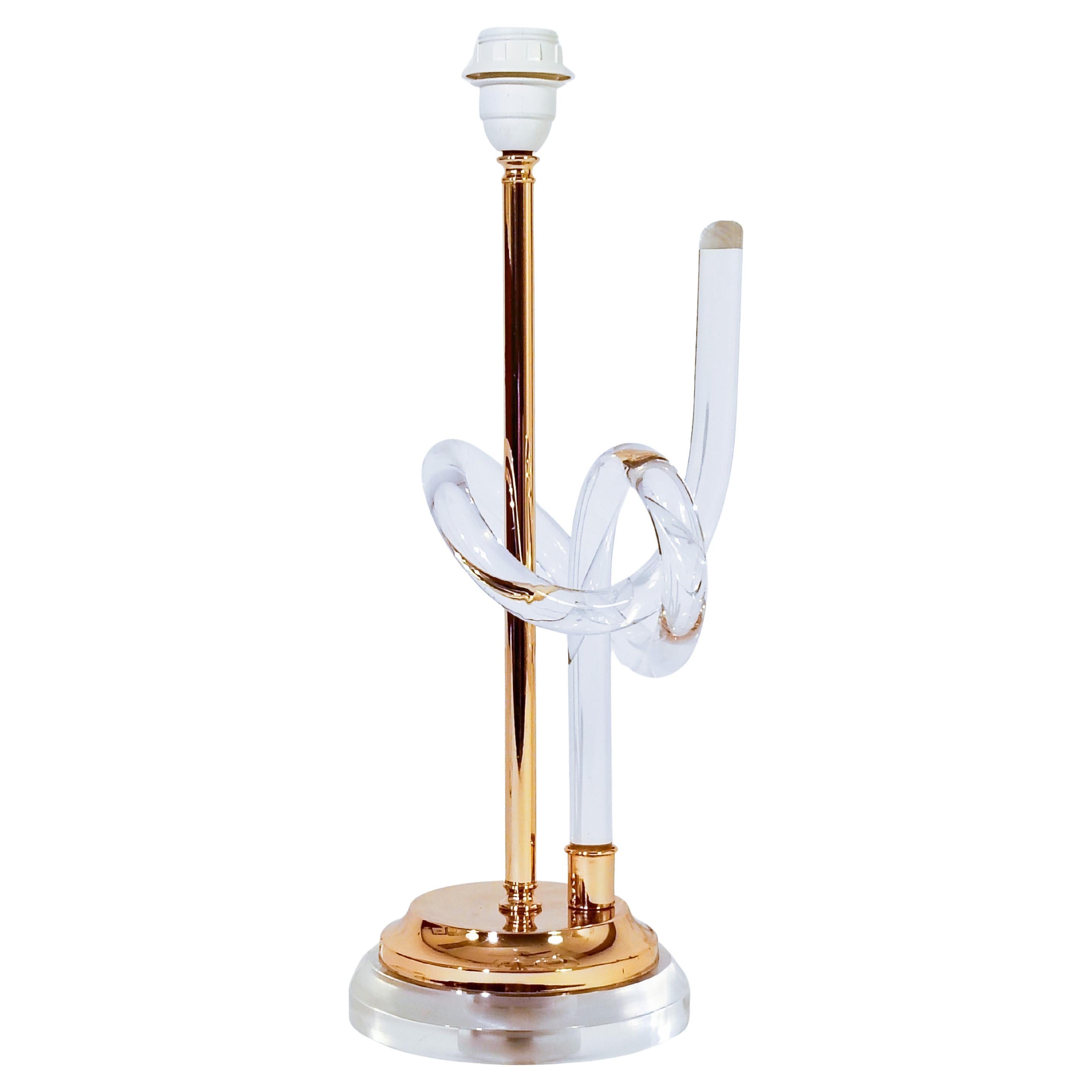 Dorothy Thorpe. Lampe de table en lucite d'Elaine Bscheider, États-Unis, années 1970 en vente